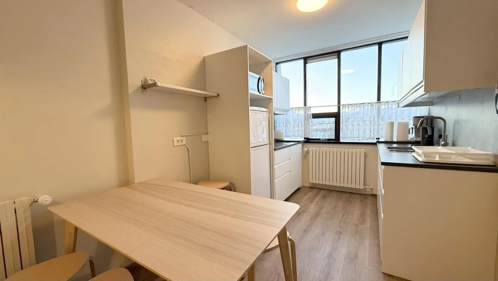 Kitchen or kitchenette in Hótel Dalvík