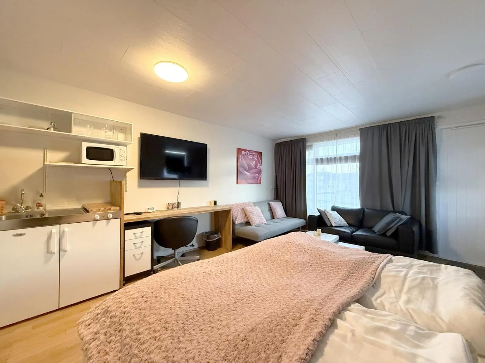 Bedroom, Bed in Hótel Dalvík