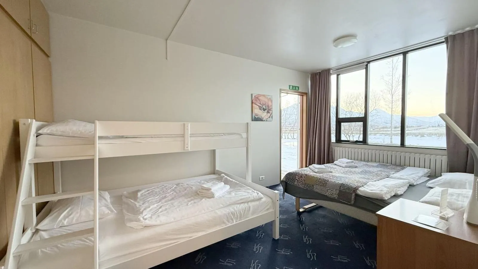 Bedroom, Bed in Hótel Dalvík