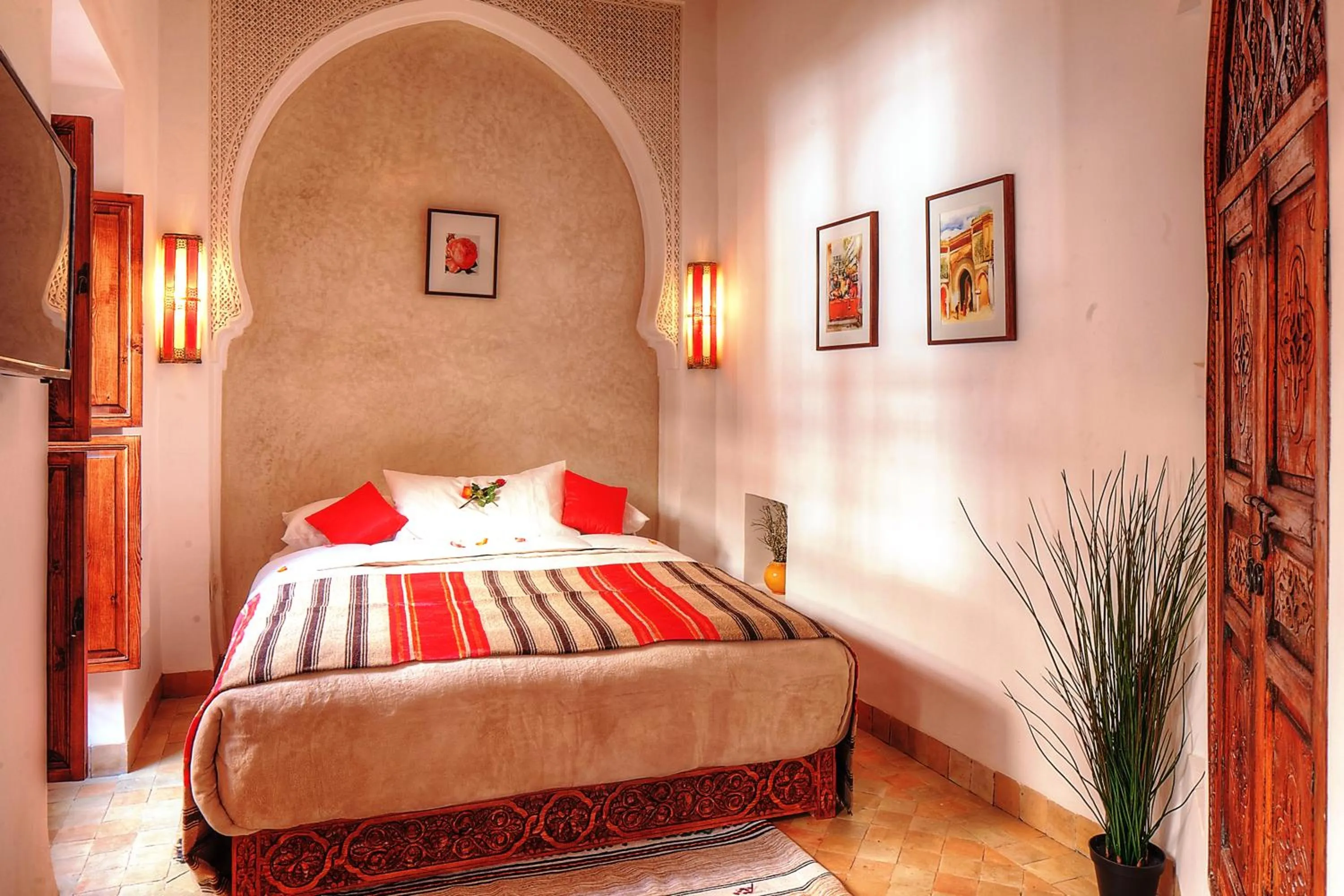 Bedroom, Bed in Riad Carina