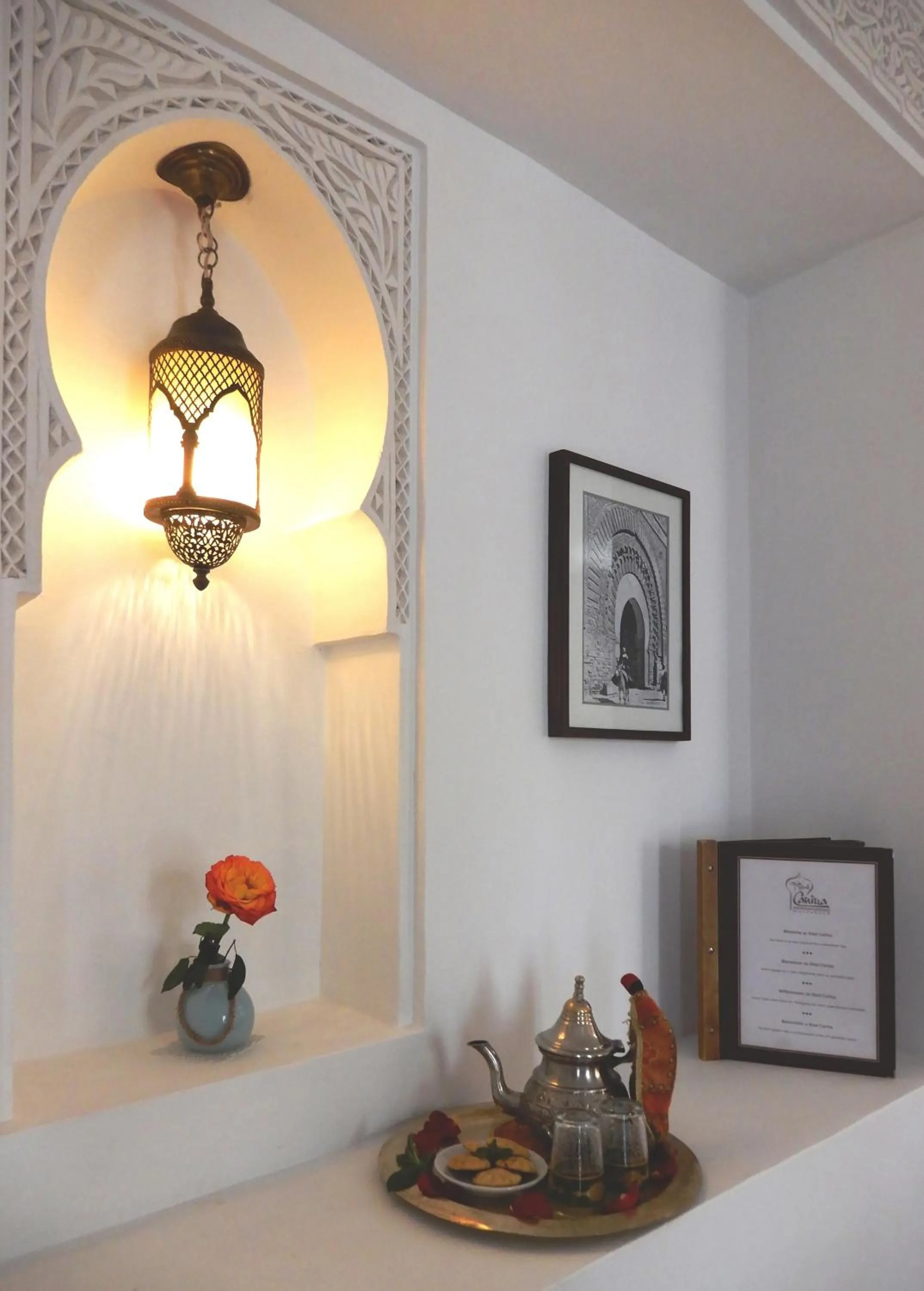 Decorative detail in Riad Carina