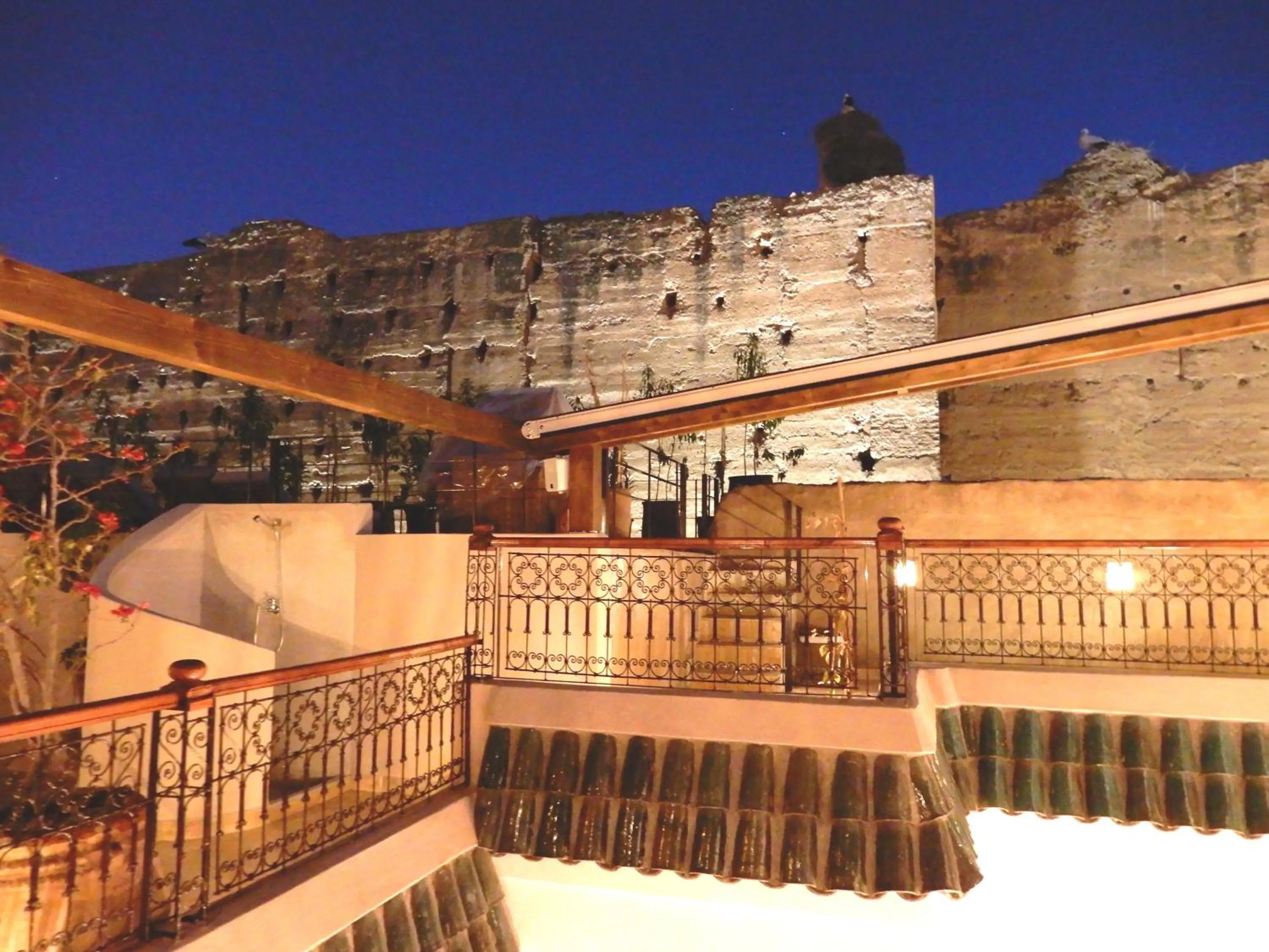 Balcony/Terrace in Riad Carina