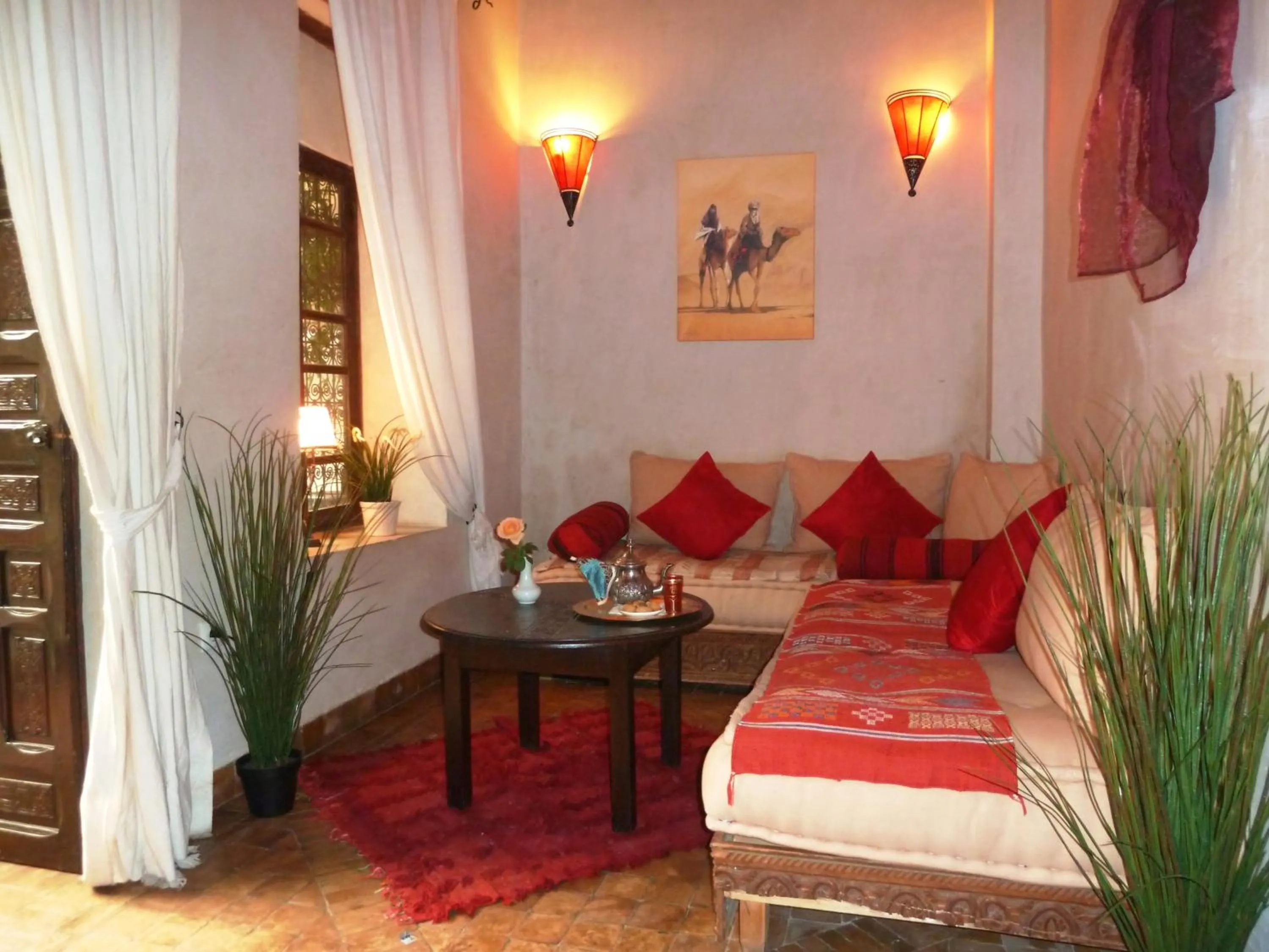Seating area in Riad Carina