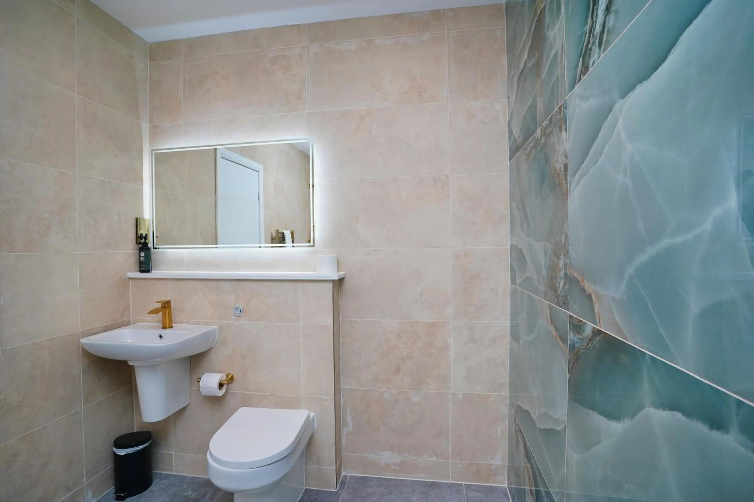 Toilet in Park hall Hotel & Spa Lancashire, a member of Radisson Individuals