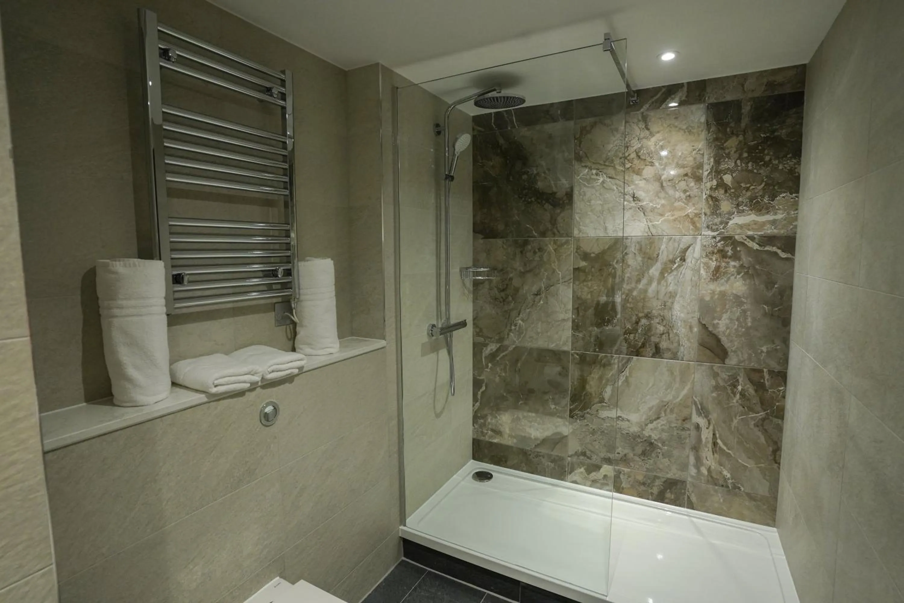 Shower in Park hall Hotel & Spa Lancashire, a member of Radisson Individuals