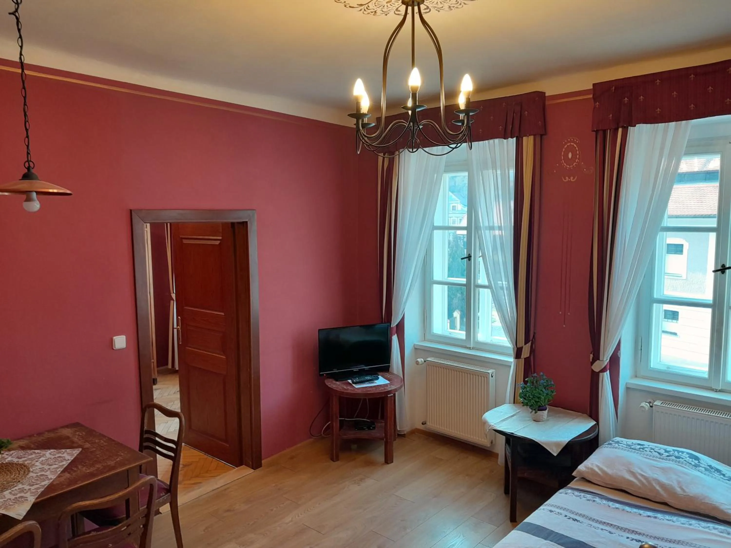 Bed in Apartments Kájovská 63