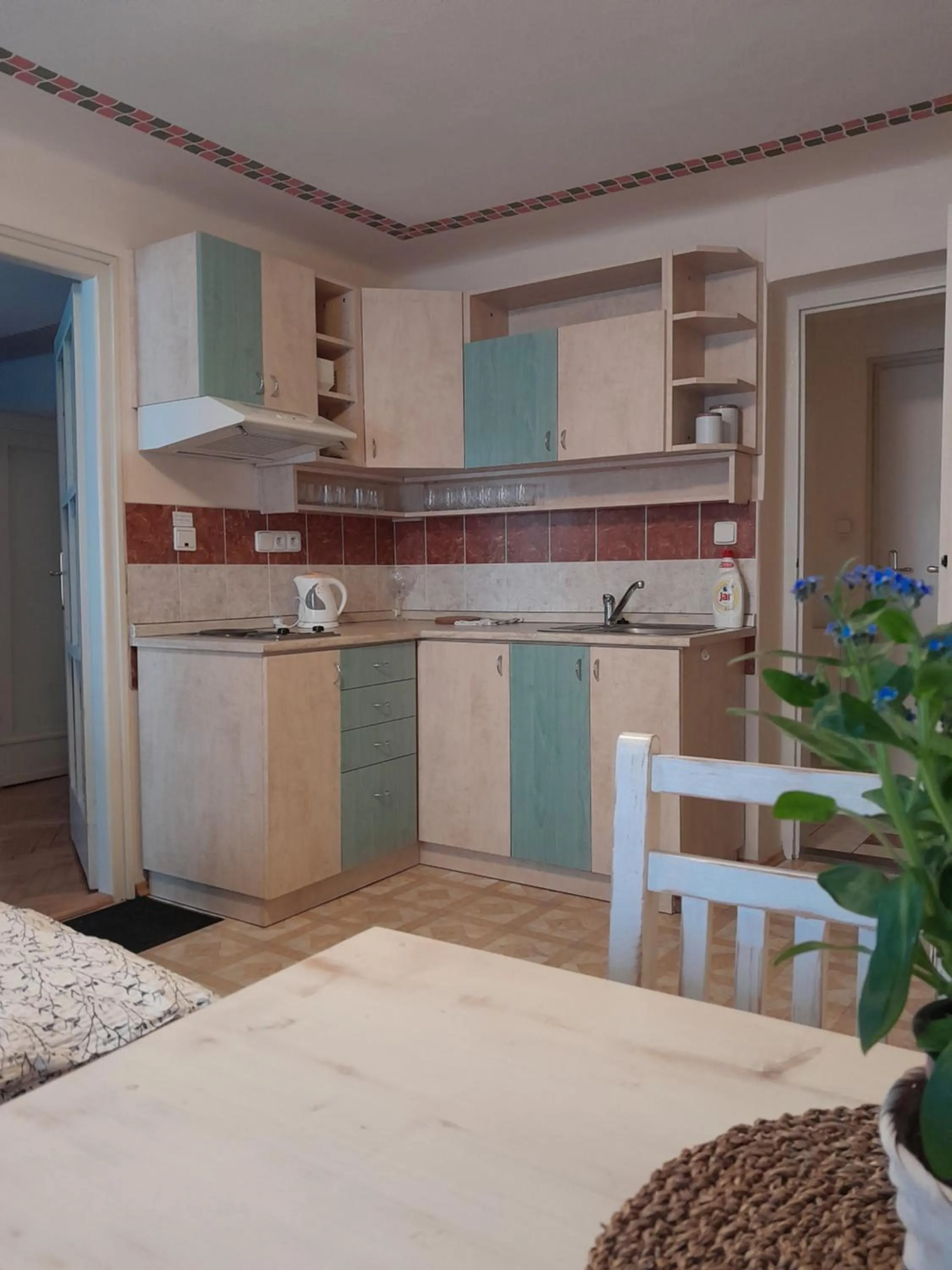 Kitchen or kitchenette in Apartments Kájovská 63