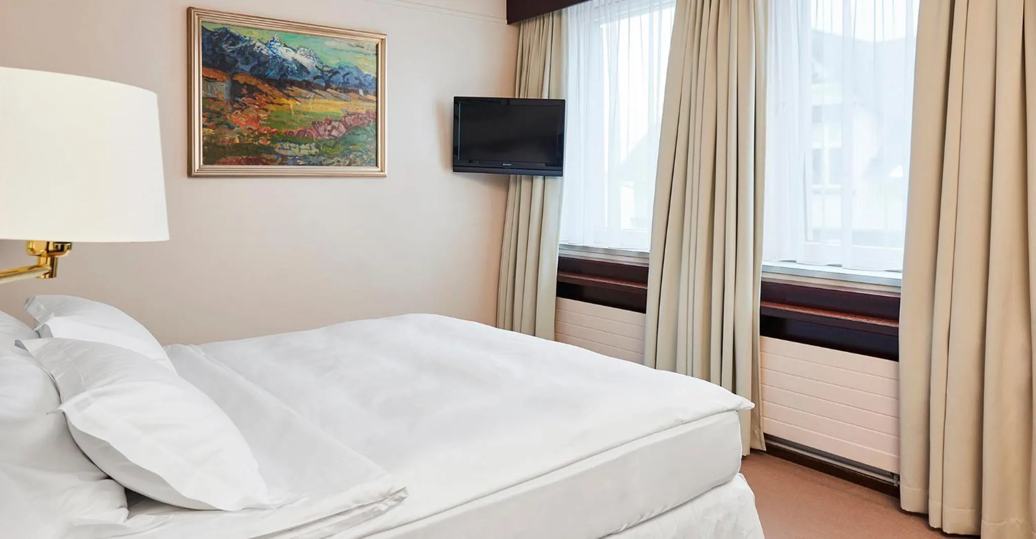 Bedroom, Bed in Hotel Holt - The Art Hotel