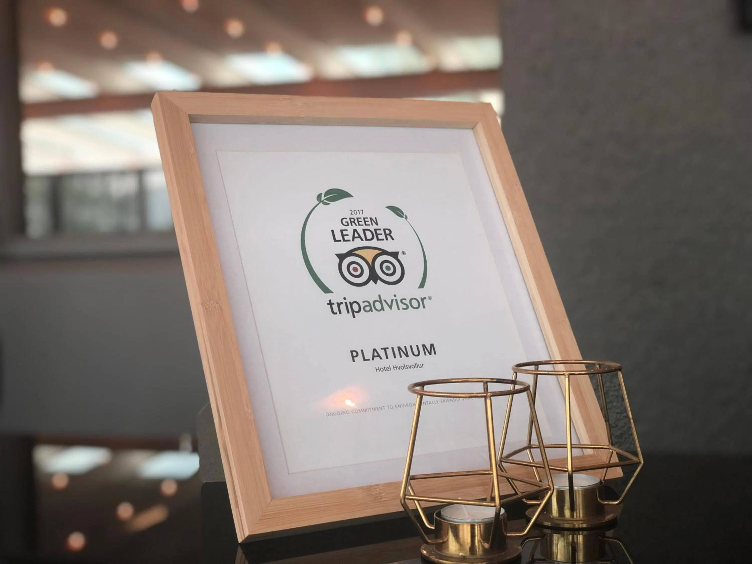 Certificate/Award in Hotel Hvolsvollur - Central South Iceland