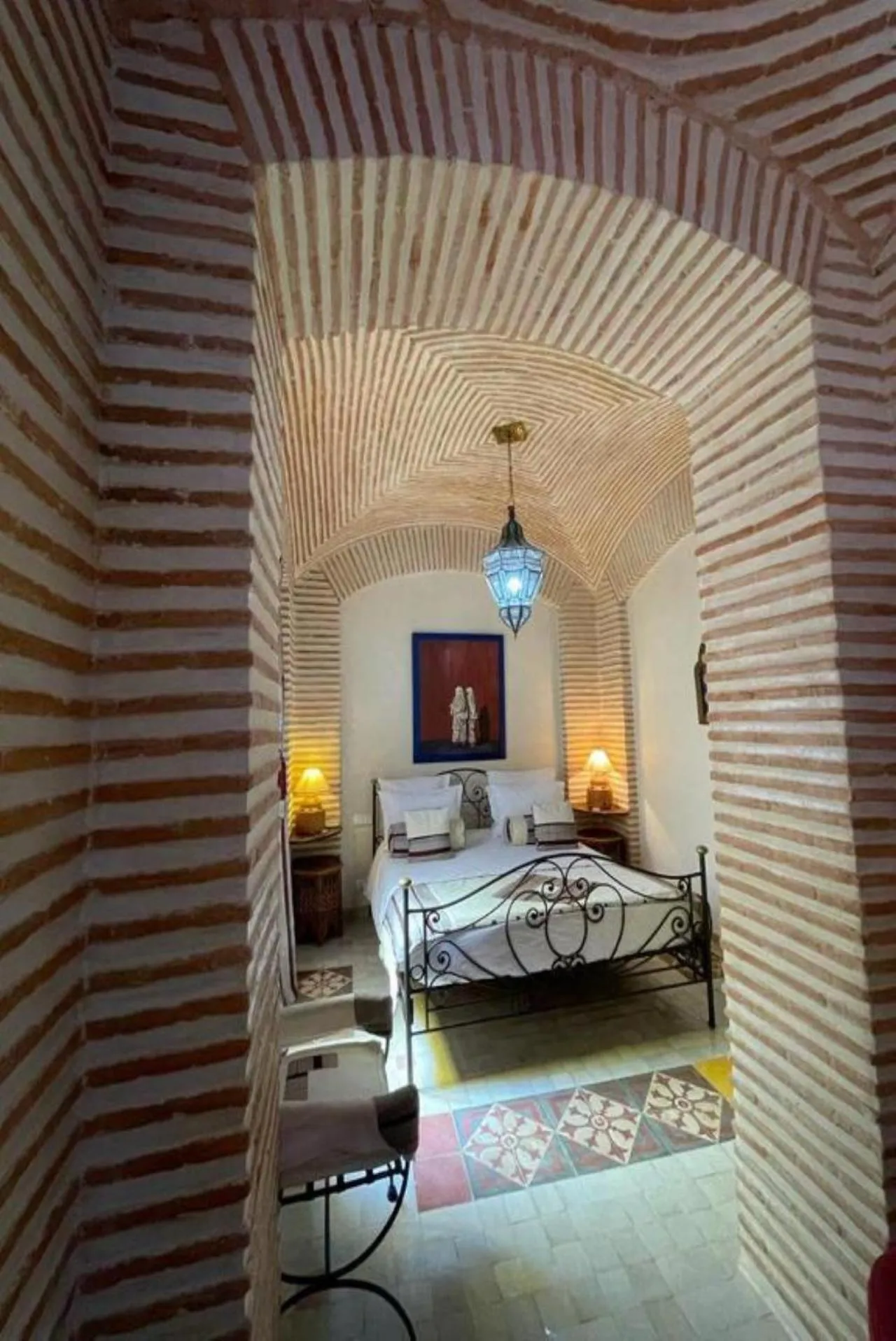 Photo of the whole room, Bed in Riad Maison Arabo-Andalouse
