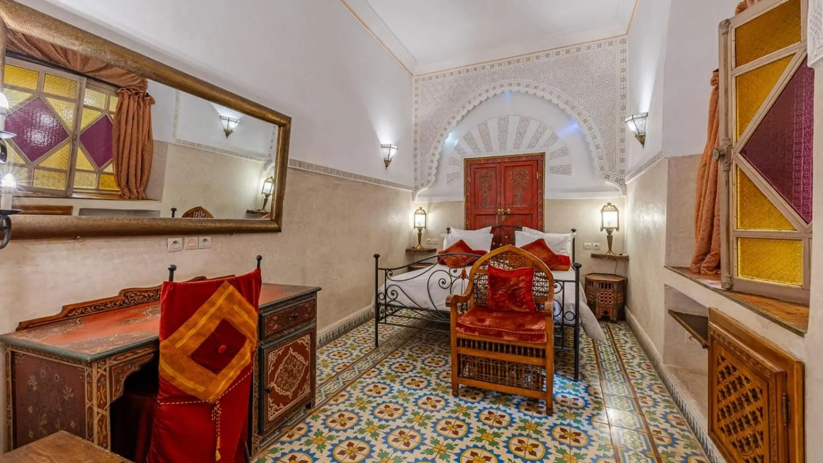 Photo of the whole room, Bed in Riad Maison Arabo-Andalouse