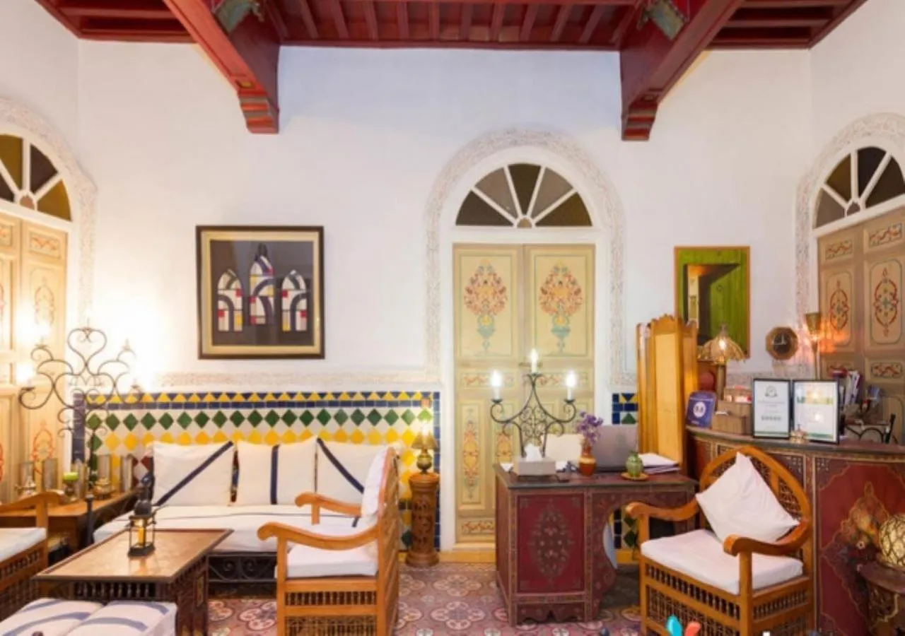 Living room in Riad Maison Arabo-Andalouse