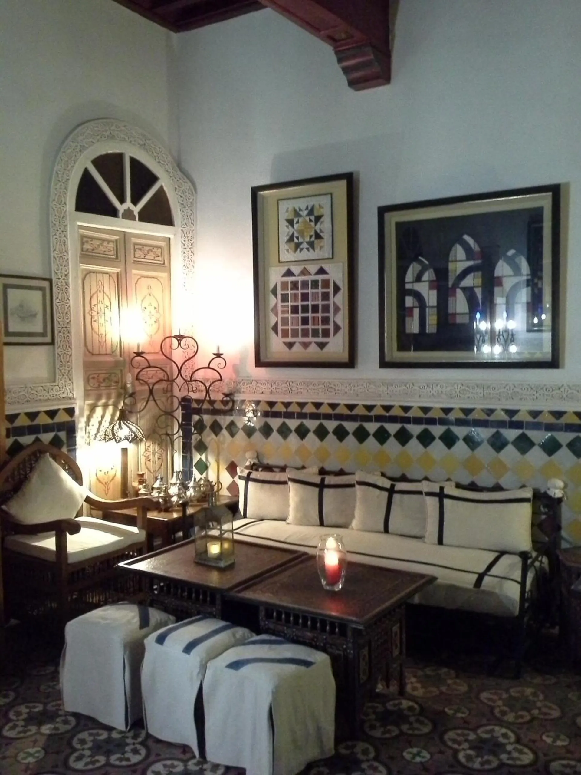 Living room in Riad Maison Arabo-Andalouse