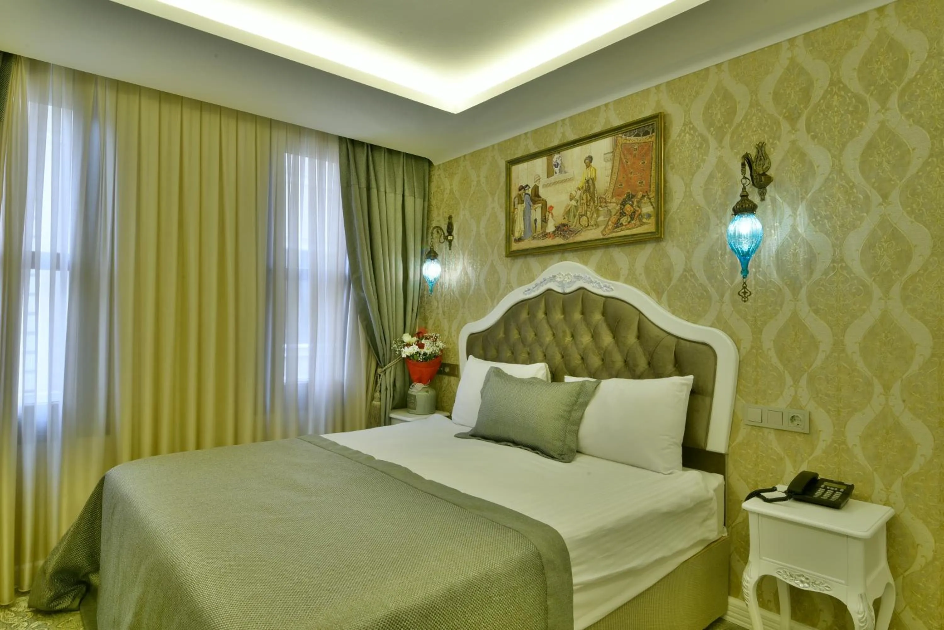 Bedroom, Bed in Hotel Bon Hagia Sophia