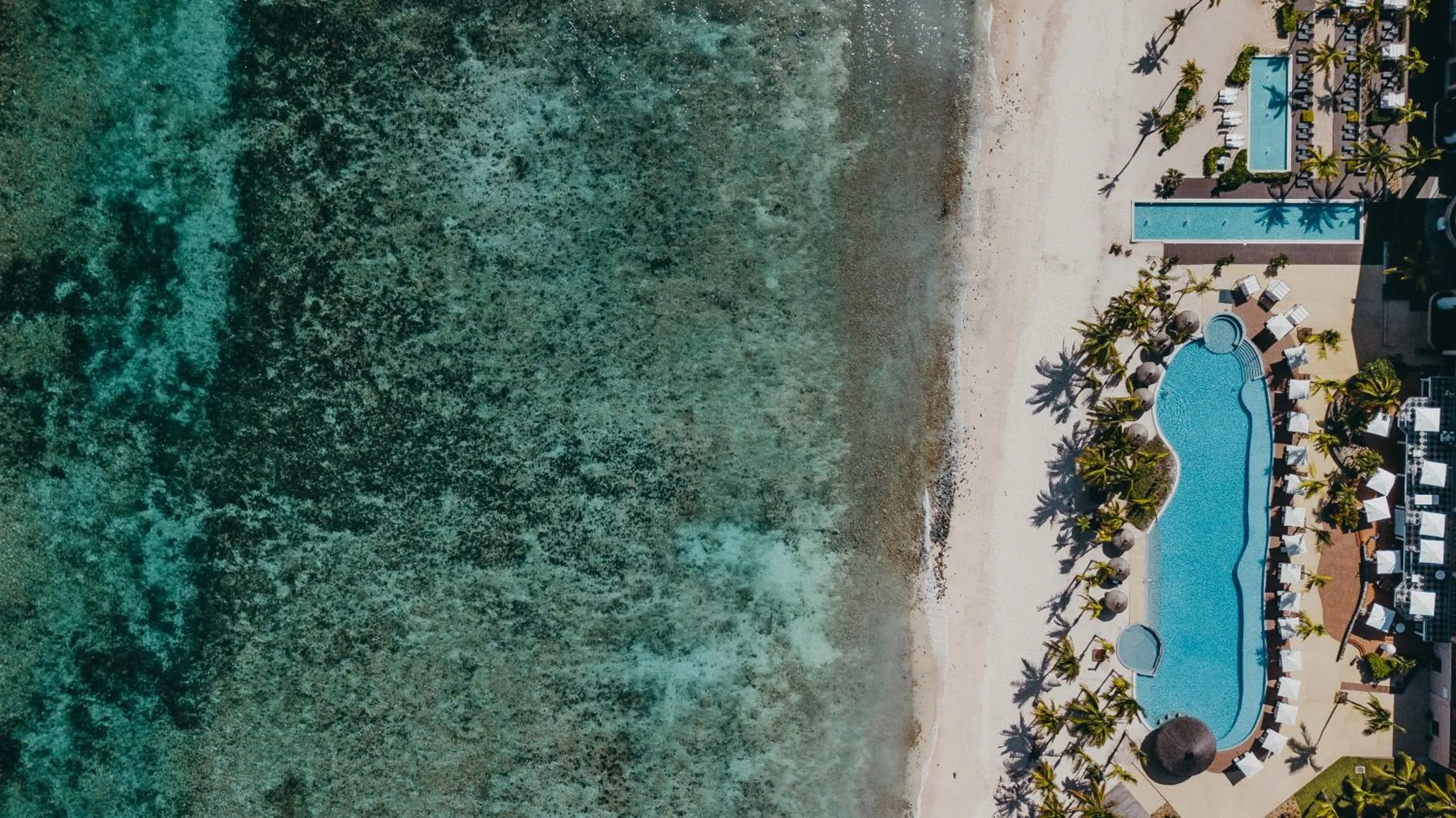 Bird's eye view in Le Meridien Ile Maurice