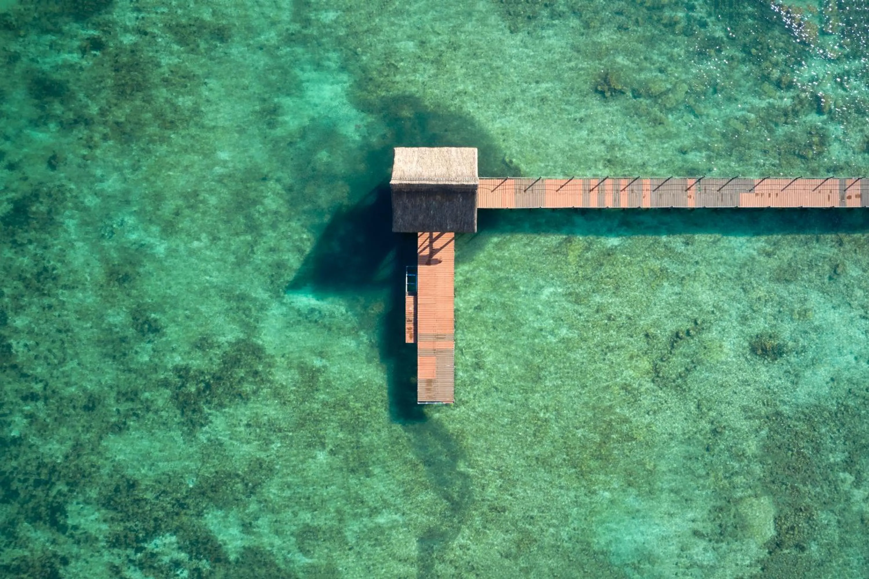 Bird's eye view in Le Meridien Ile Maurice