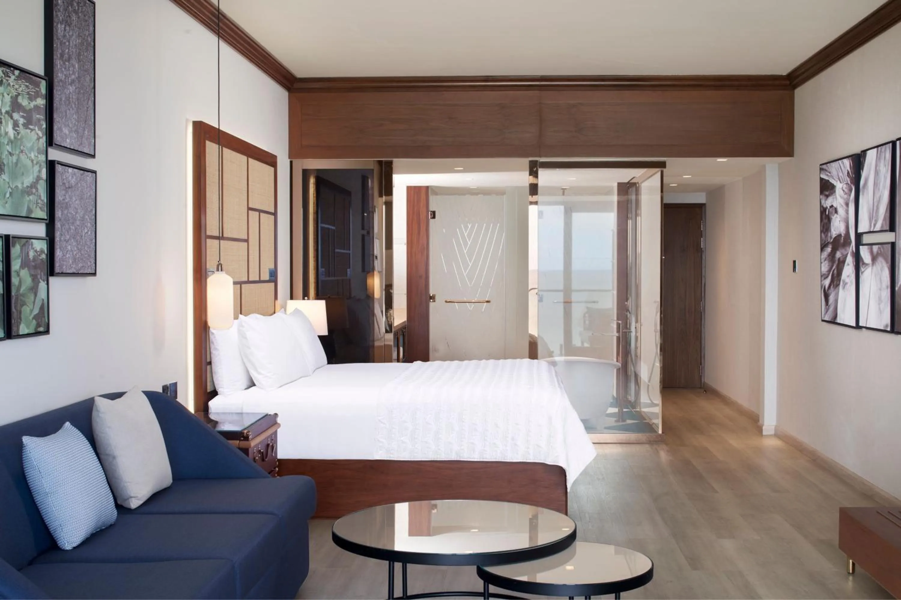 Beach, Bed in Le Meridien Ile Maurice