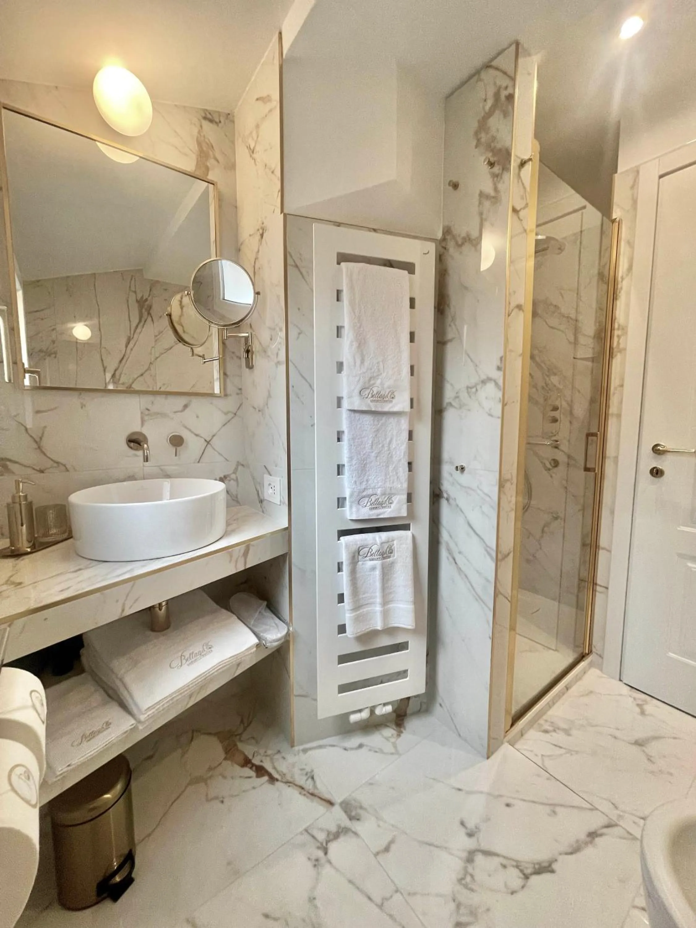 Shower in Bellagio Luxury Suites Apartments