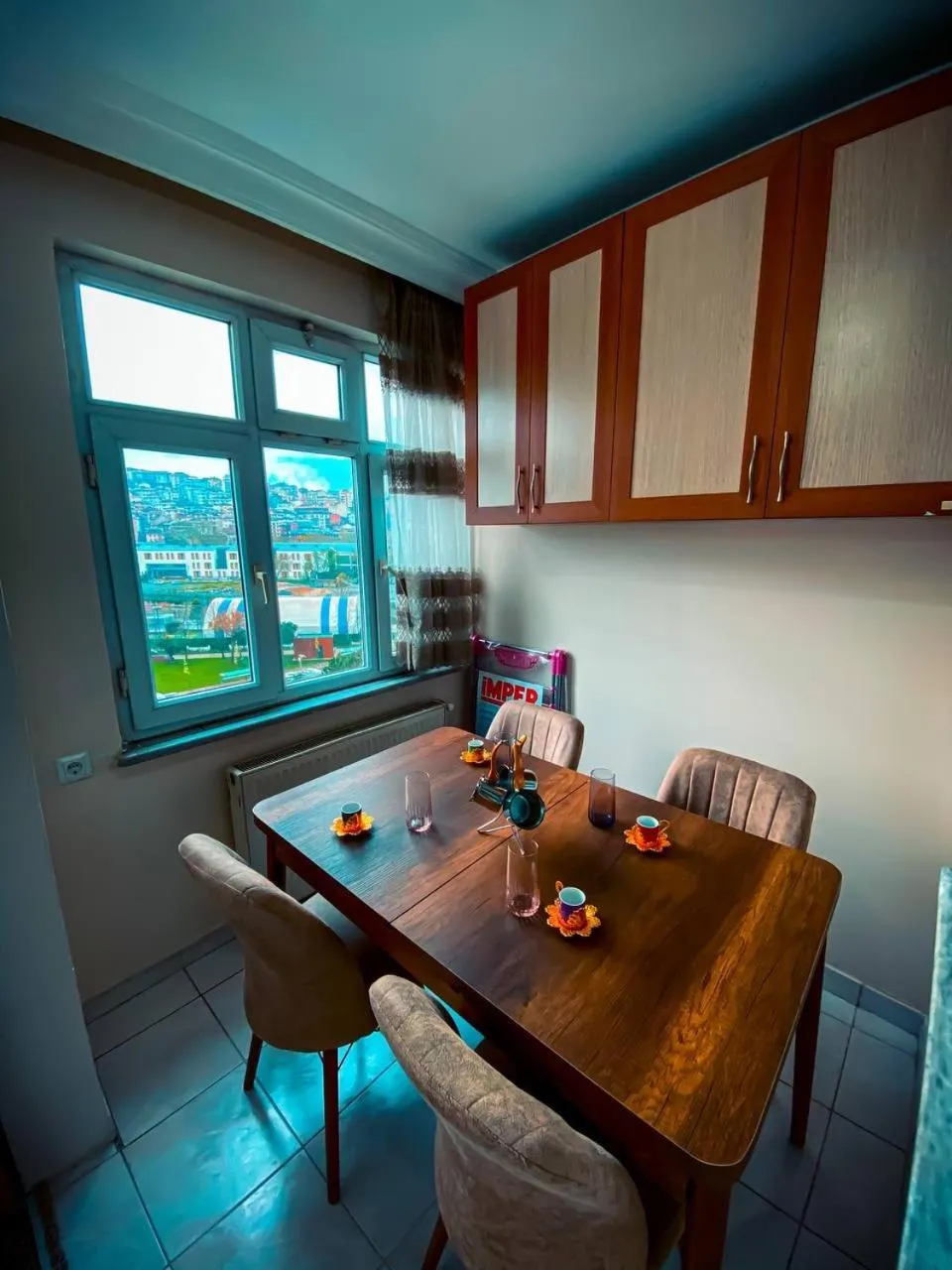 Dining area in Eyüpsultan ABS Suites