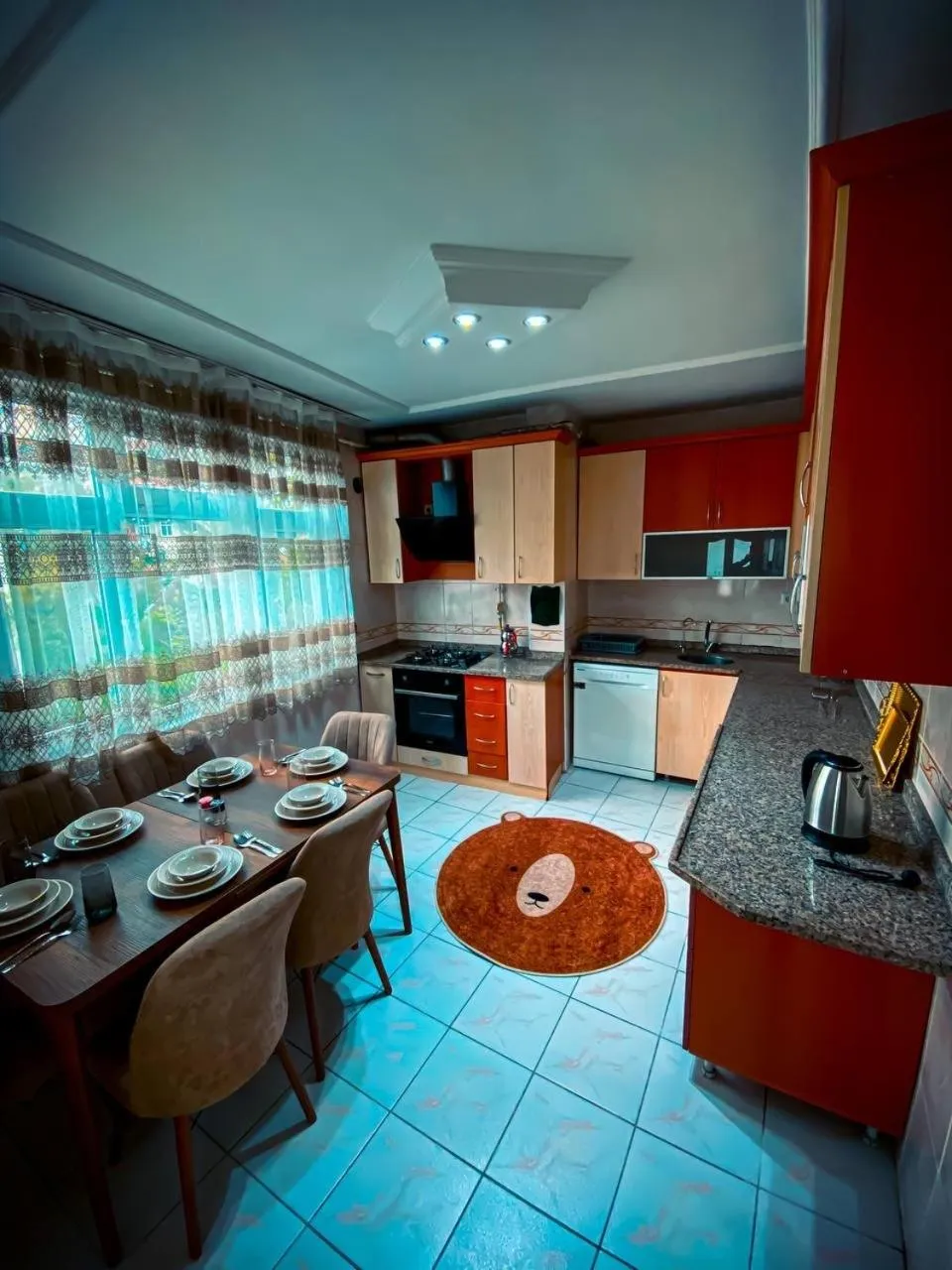 Kitchen or kitchenette in Eyüpsultan ABS Suites