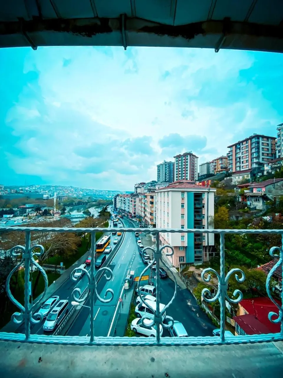 Bird's eye view in Eyüpsultan ABS Suites