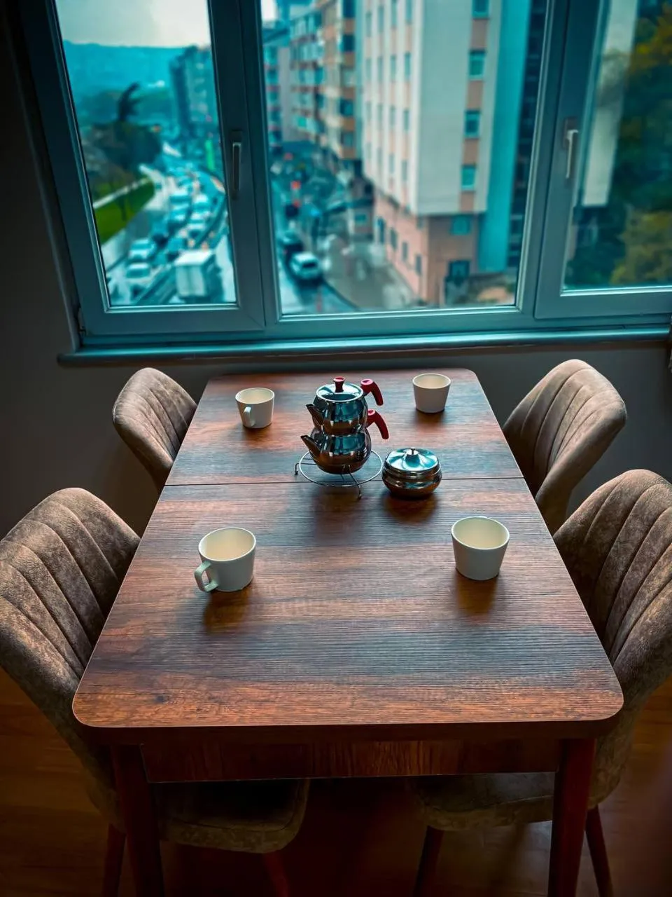 Dining area in Eyüpsultan ABS Suites