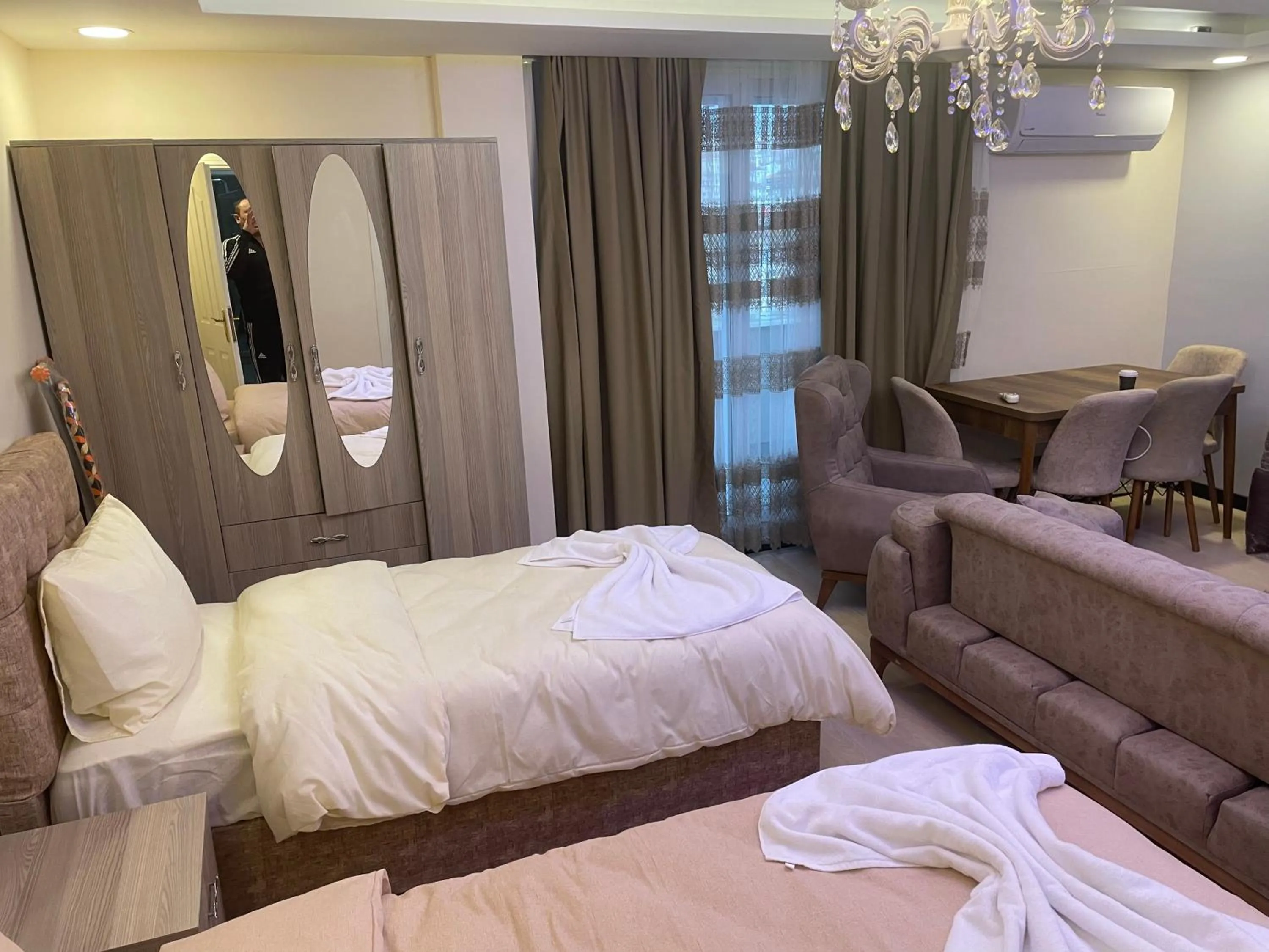 Seating area, Bed in Eyüpsultan ABS Suites