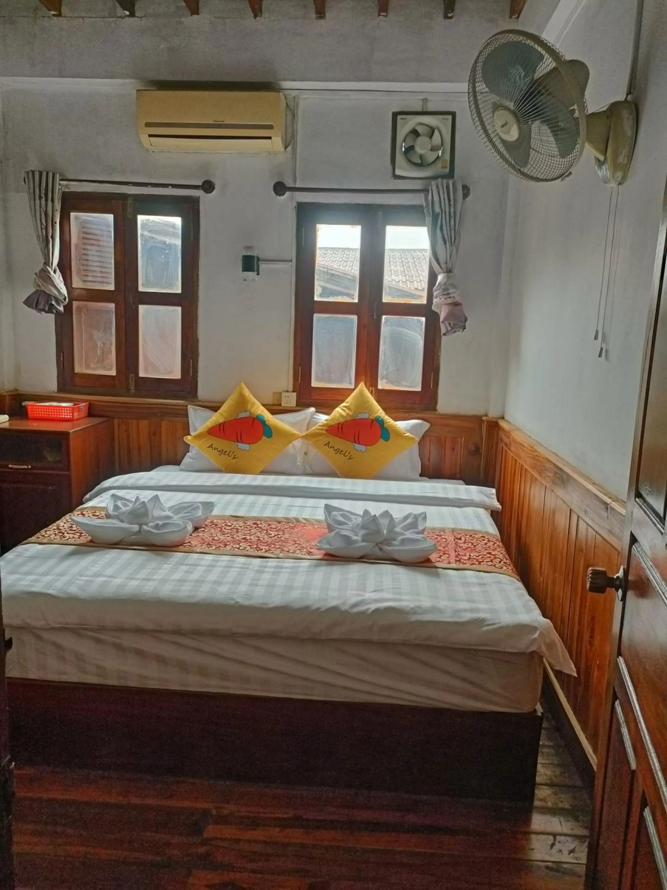 Bed in KONGKHAM GUESTHOUSE