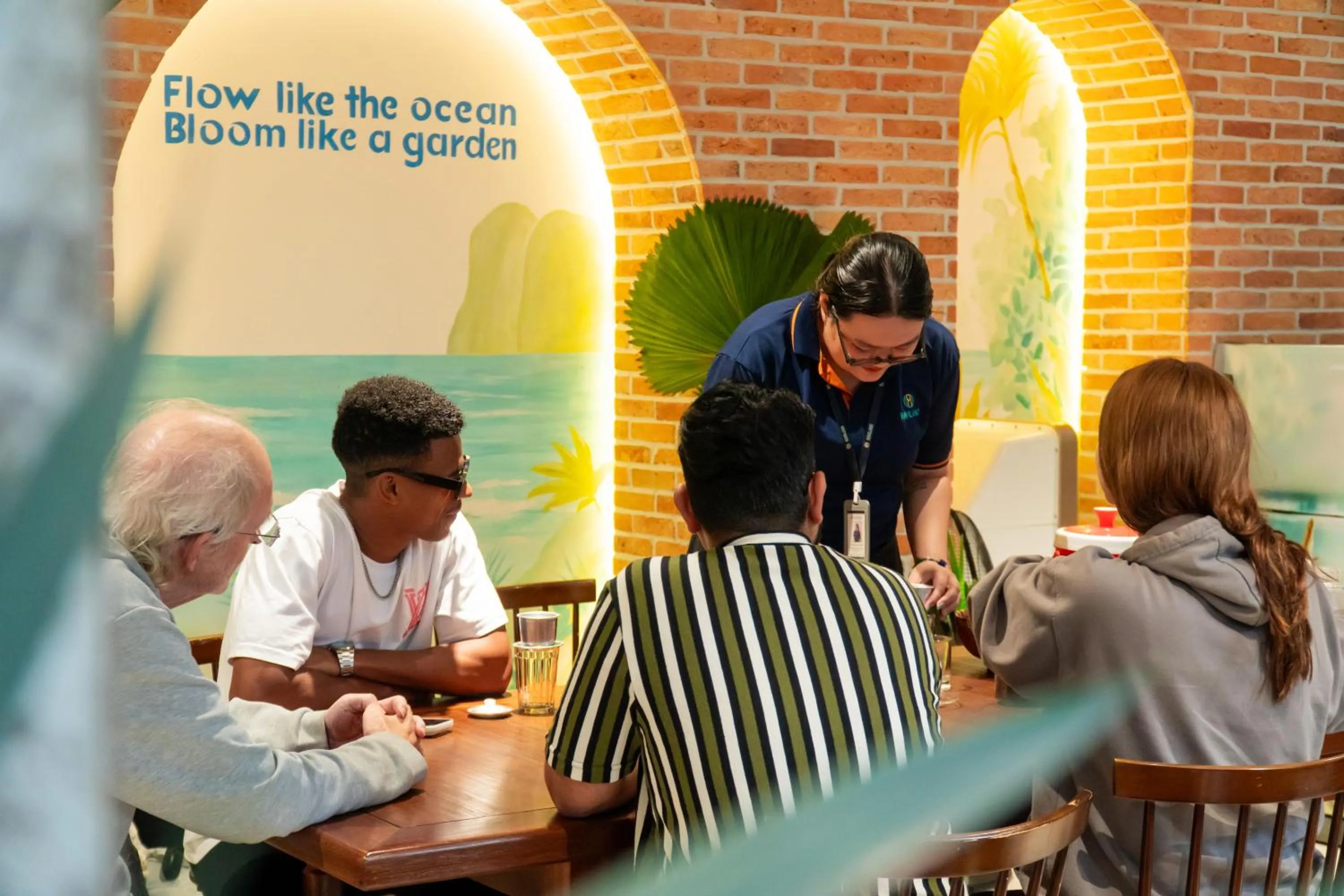 group of guests in SeaColor Beachstay Danang Hotel by Haviland