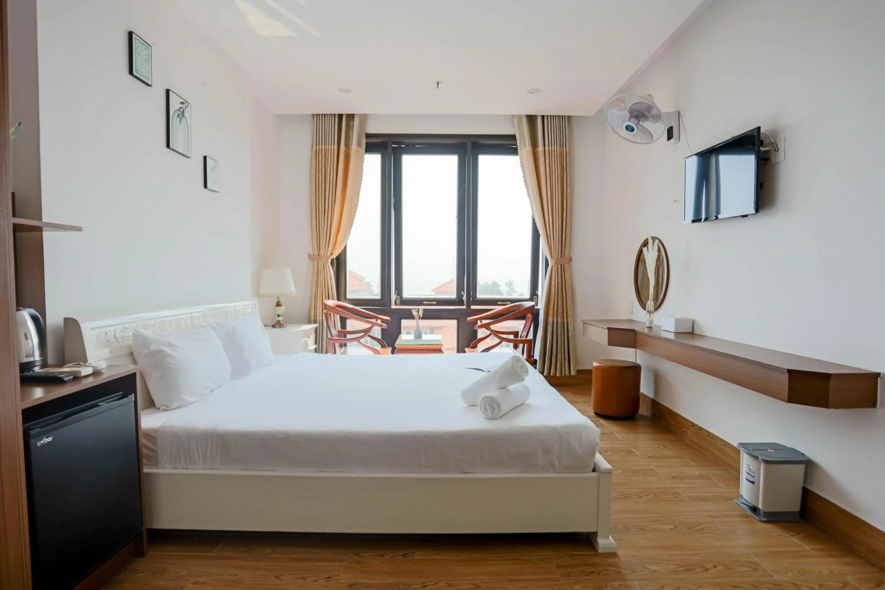 Bed in SeaColor Beachstay Danang Hotel by Haviland