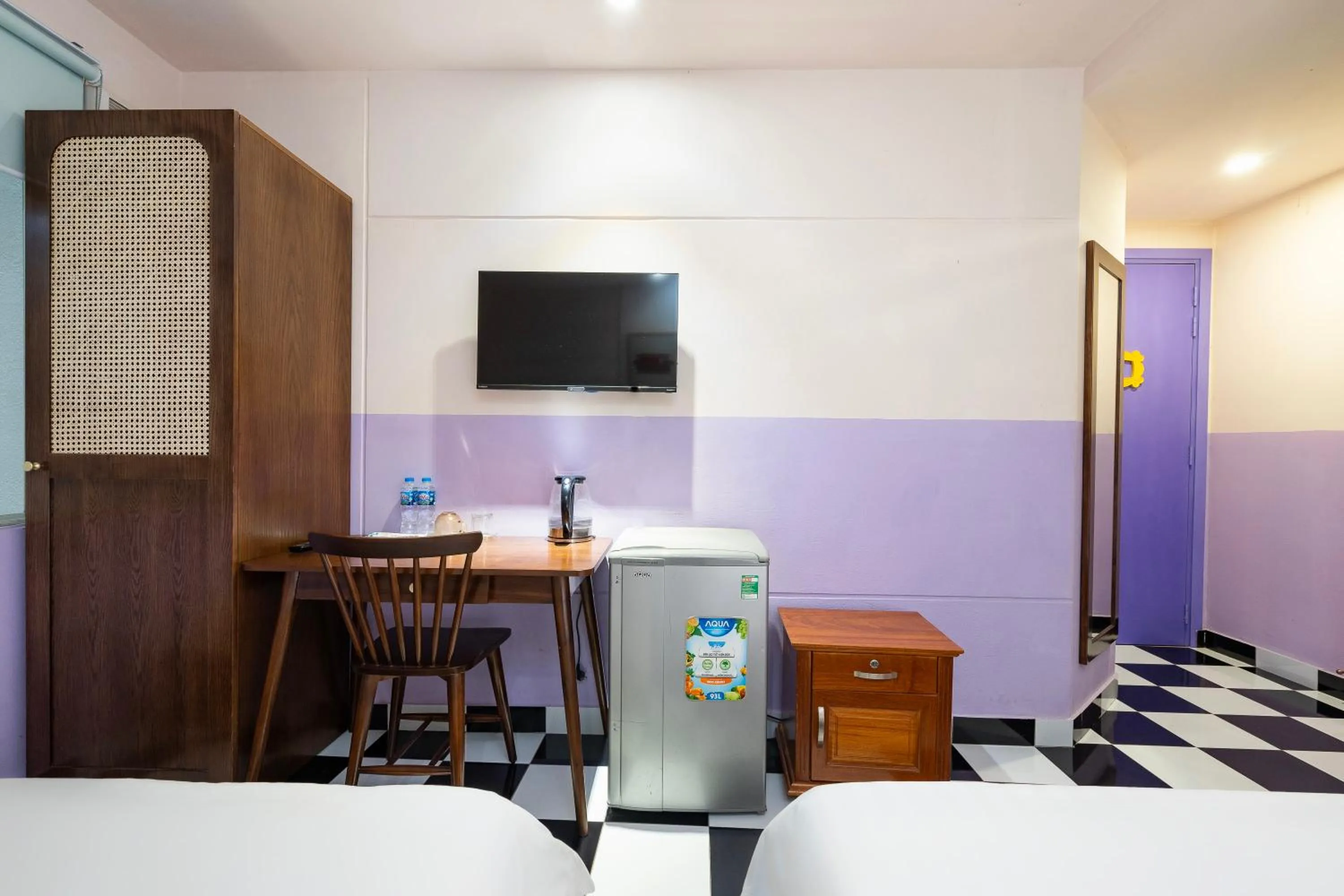 Bed in Ahu Hotel & Apartment