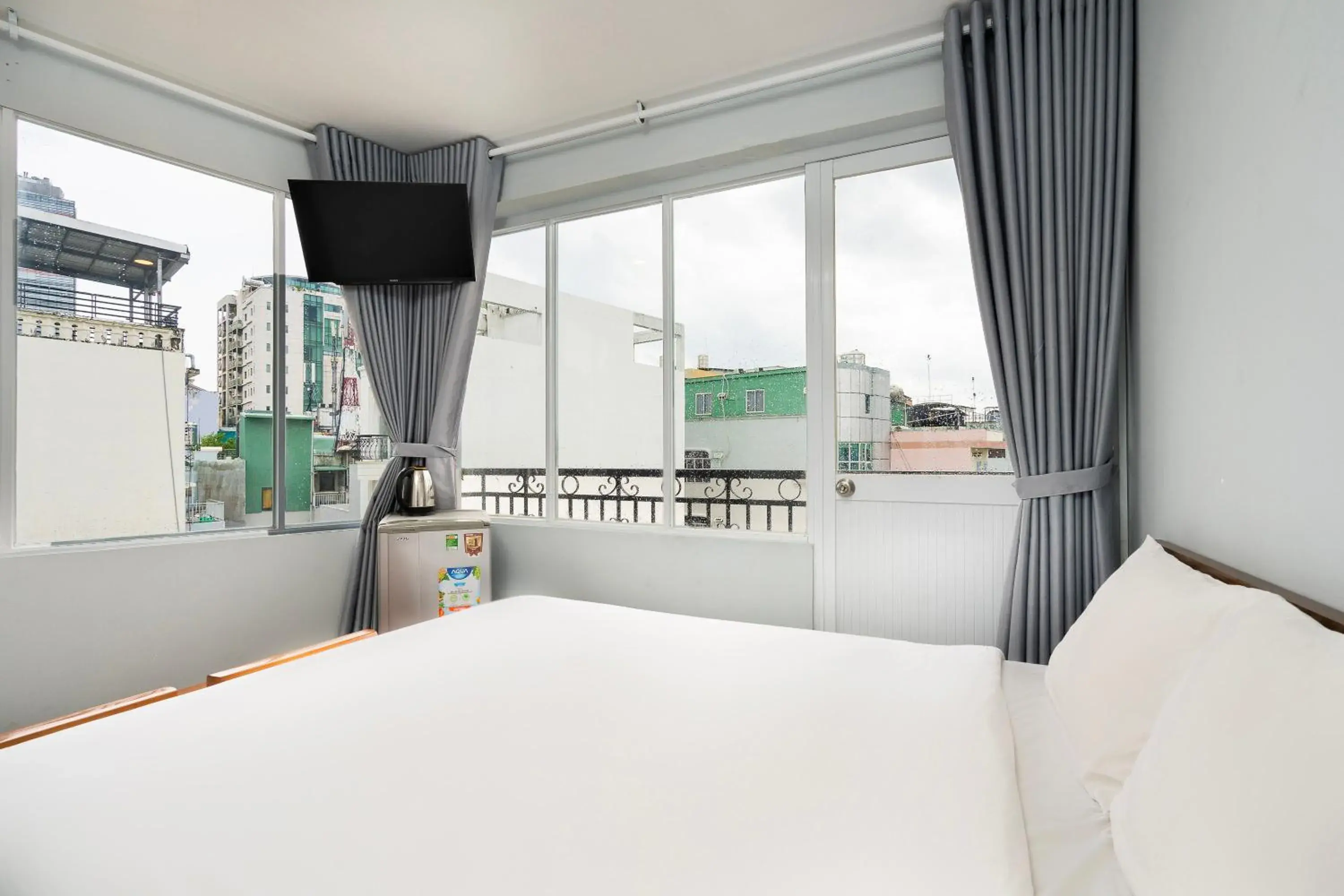 Bed in Ahu Hotel & Apartment Bed in Ahu Hotel & Apartment