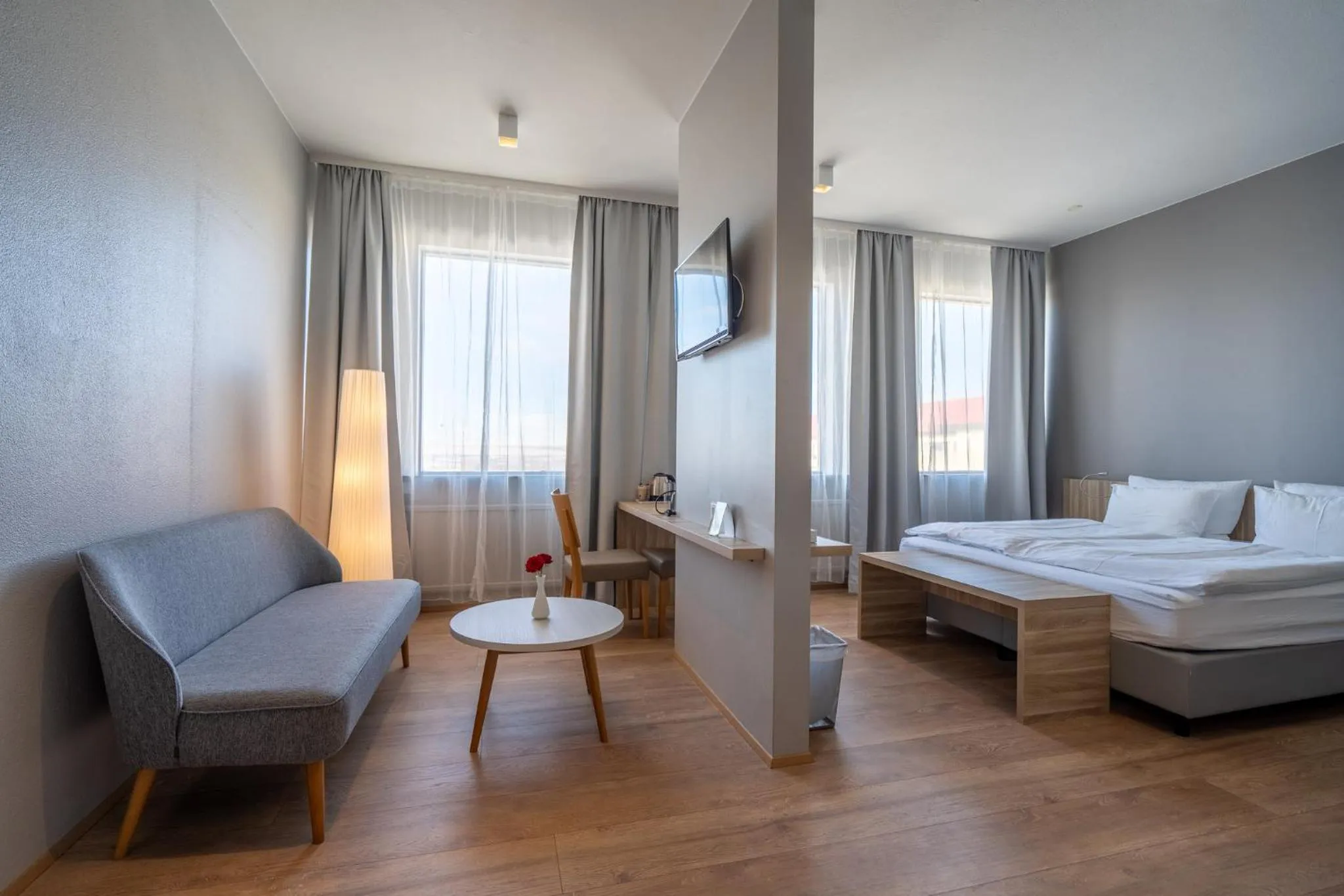 Bedroom, Bed in Hótel Laugarbakki