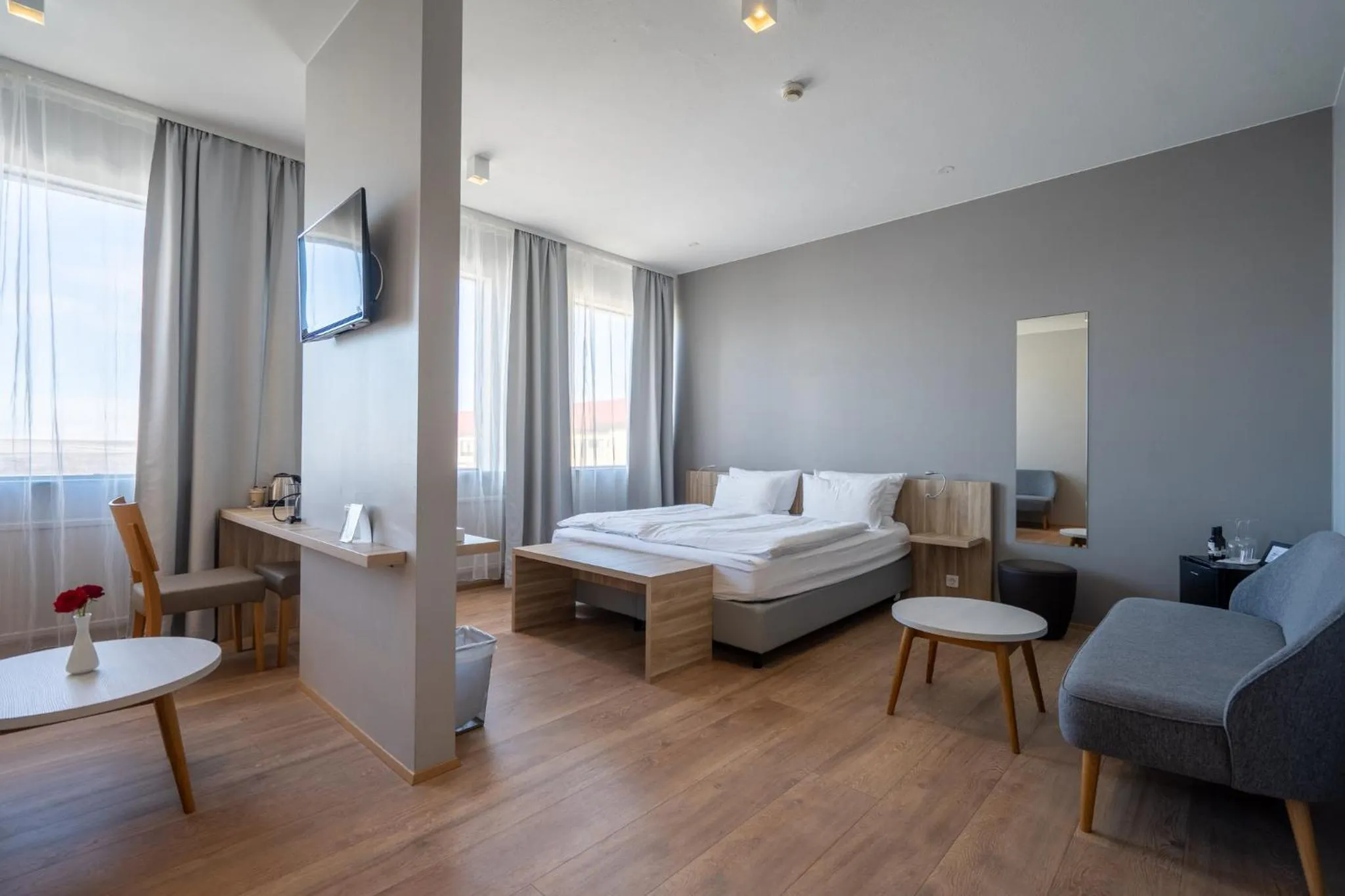 Bedroom, Bed in Hótel Laugarbakki