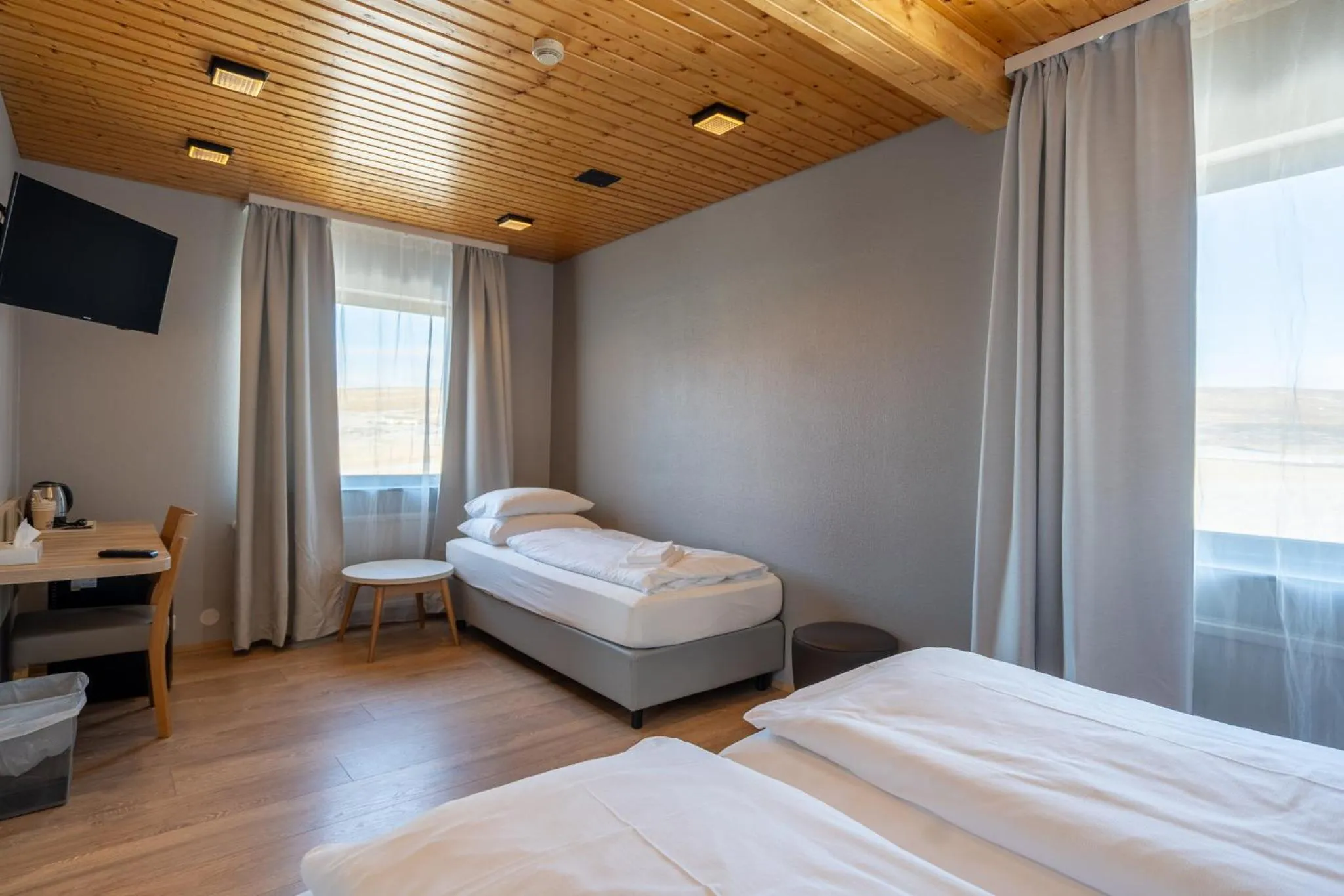 Bedroom, Bed in Hótel Laugarbakki