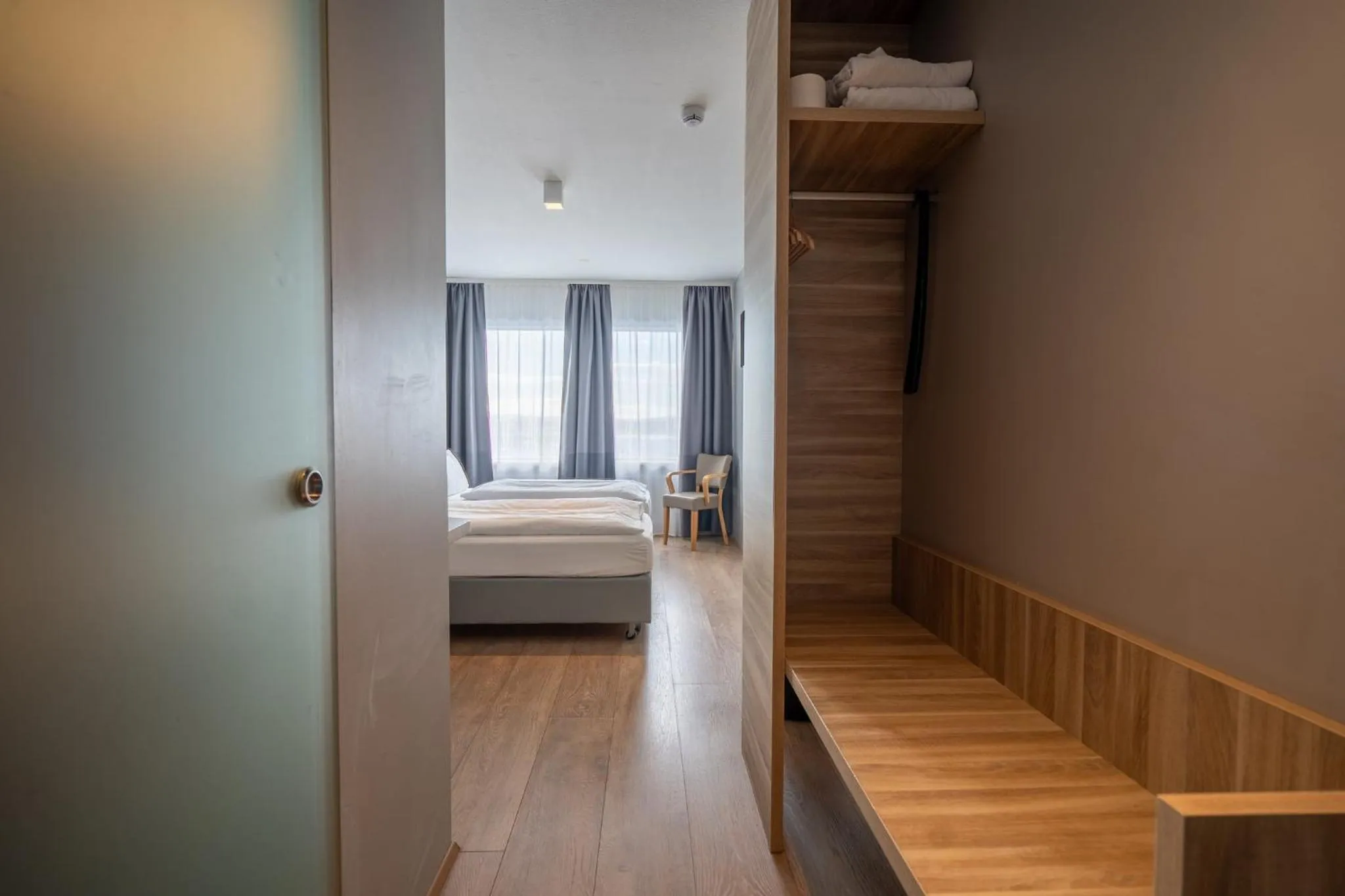 Bedroom, Bed in Hótel Laugarbakki