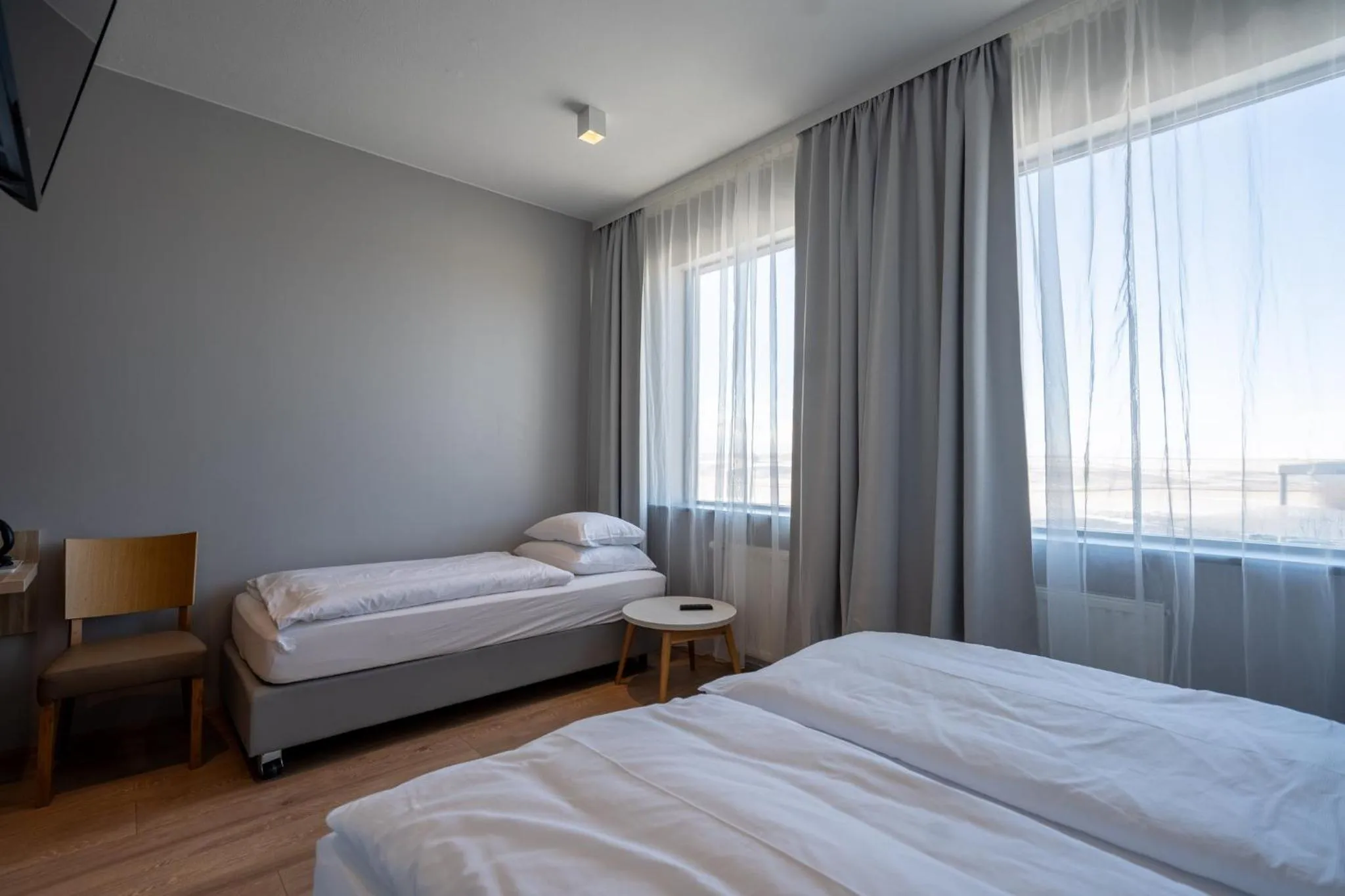 Bedroom, Bed in Hótel Laugarbakki