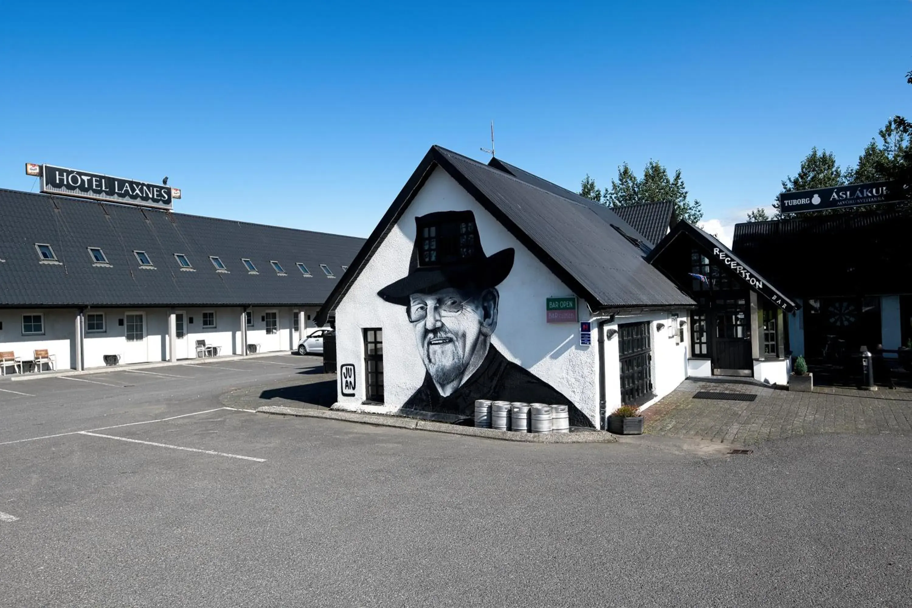 Property building in Hotel Laxnes Property building in Hotel Laxnes