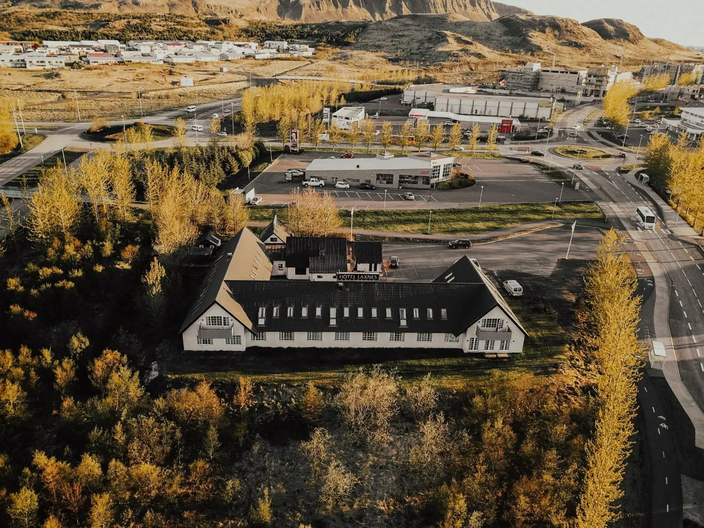 Property building in Hotel Laxnes Property building in Hotel Laxnes