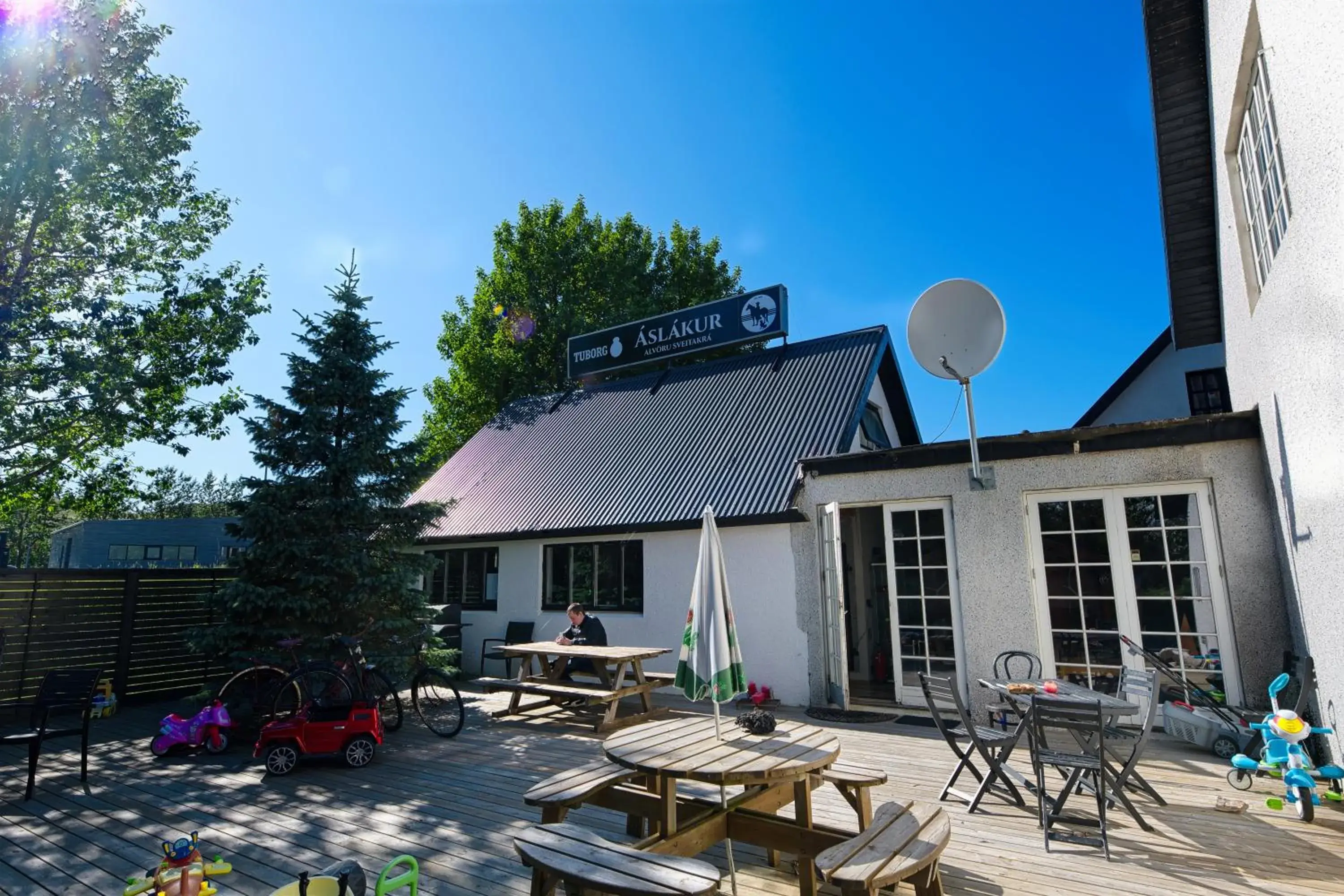 Property building in Hotel Laxnes Property building in Hotel Laxnes