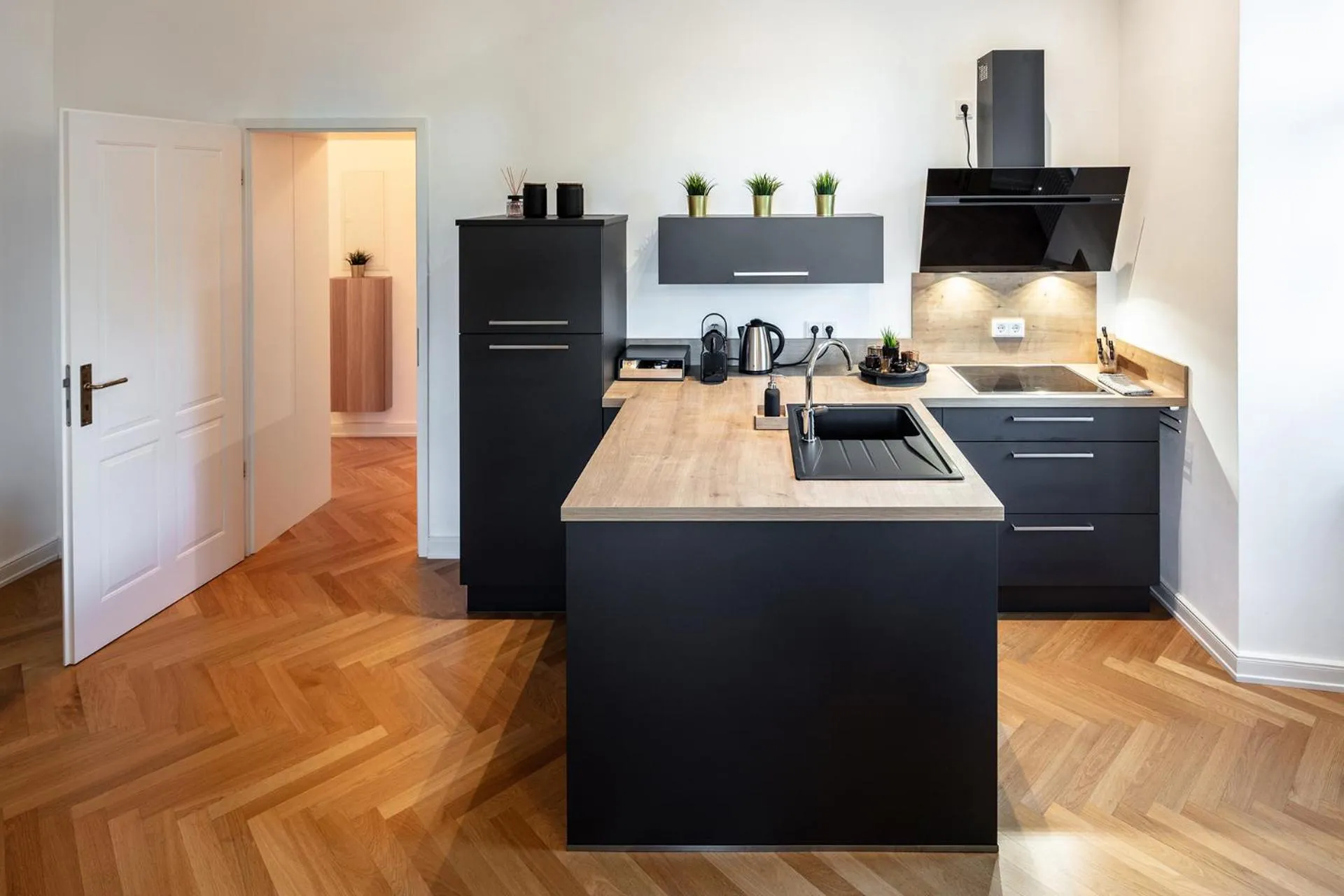 stove in Acapella Suite Allegro 76qm I Altstadt l Weinberg