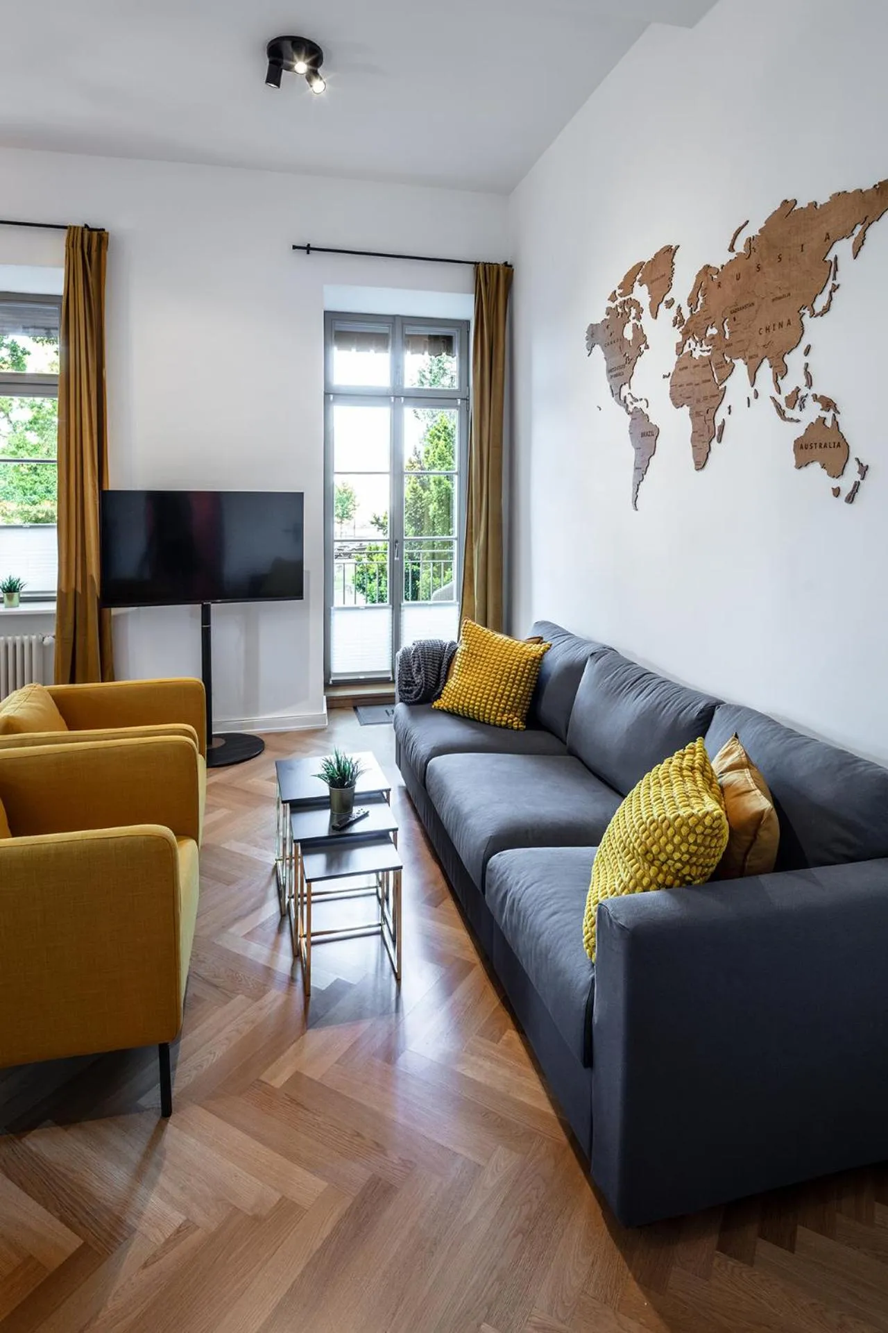 Living room in Acapella Suite Allegro 76qm I Altstadt l Weinberg