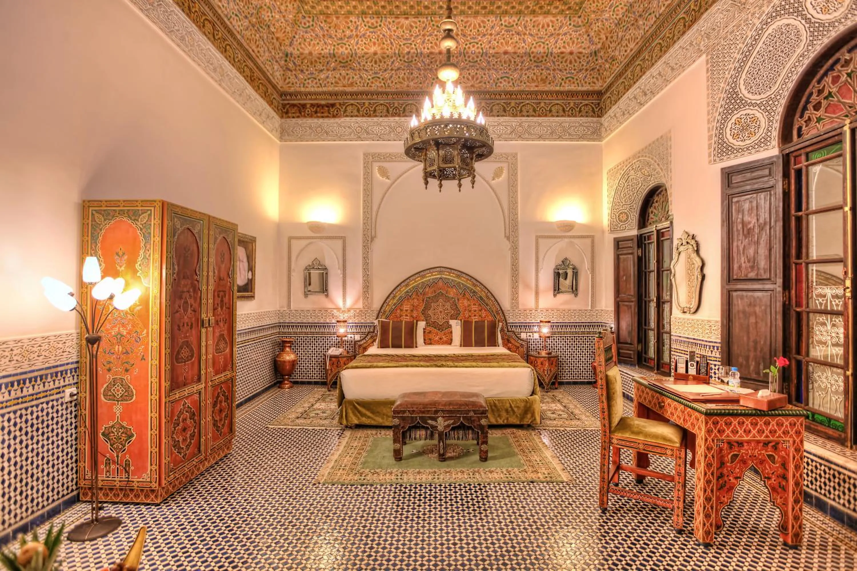 Bedroom in Riad El Amine Fès - Historic Hotels Worldwide