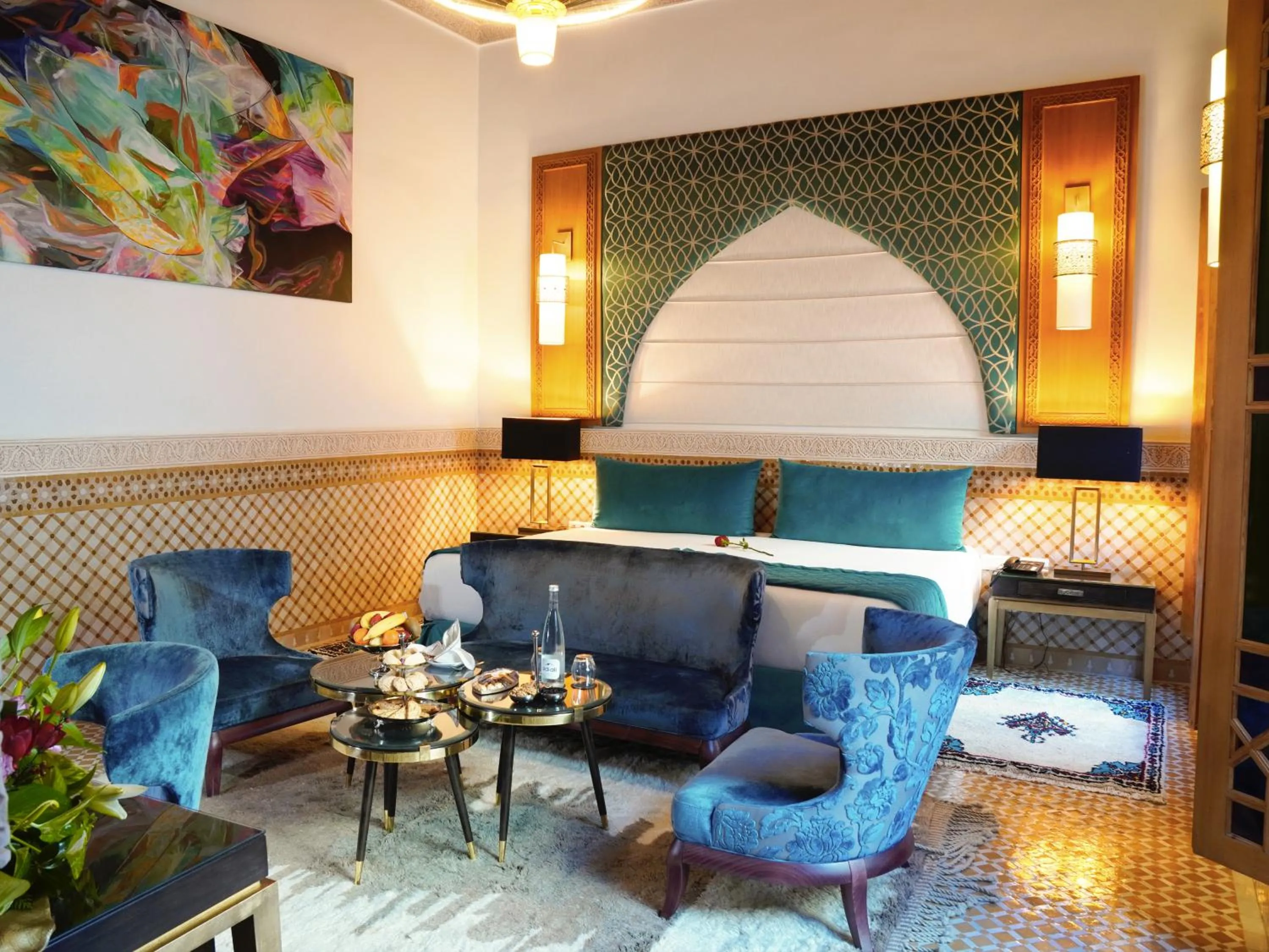 Seating area in Riad El Amine Fès - Historic Hotels Worldwide
