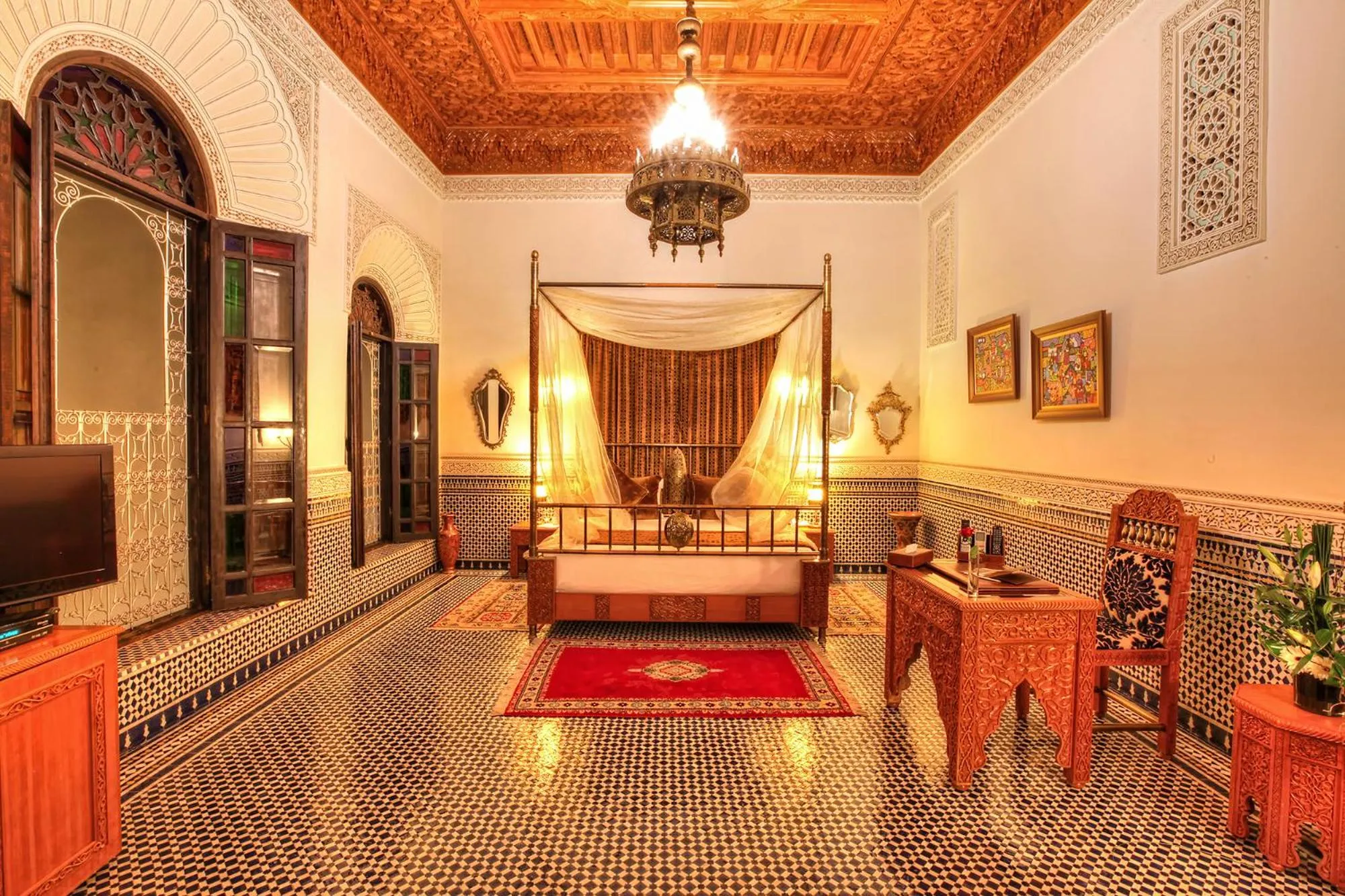 Bedroom in Riad El Amine Fès - Historic Hotels Worldwide