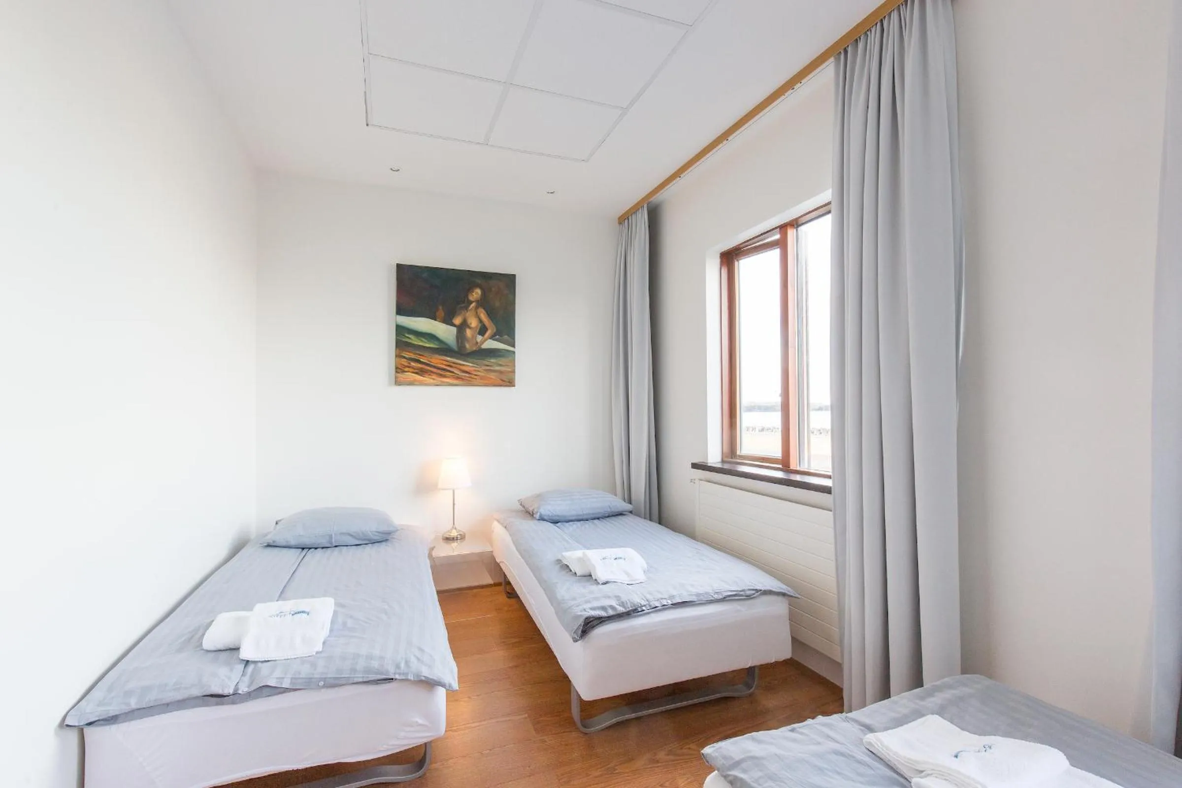 Bed in Hotel Keilir by Reykjavik Keflavik Airport