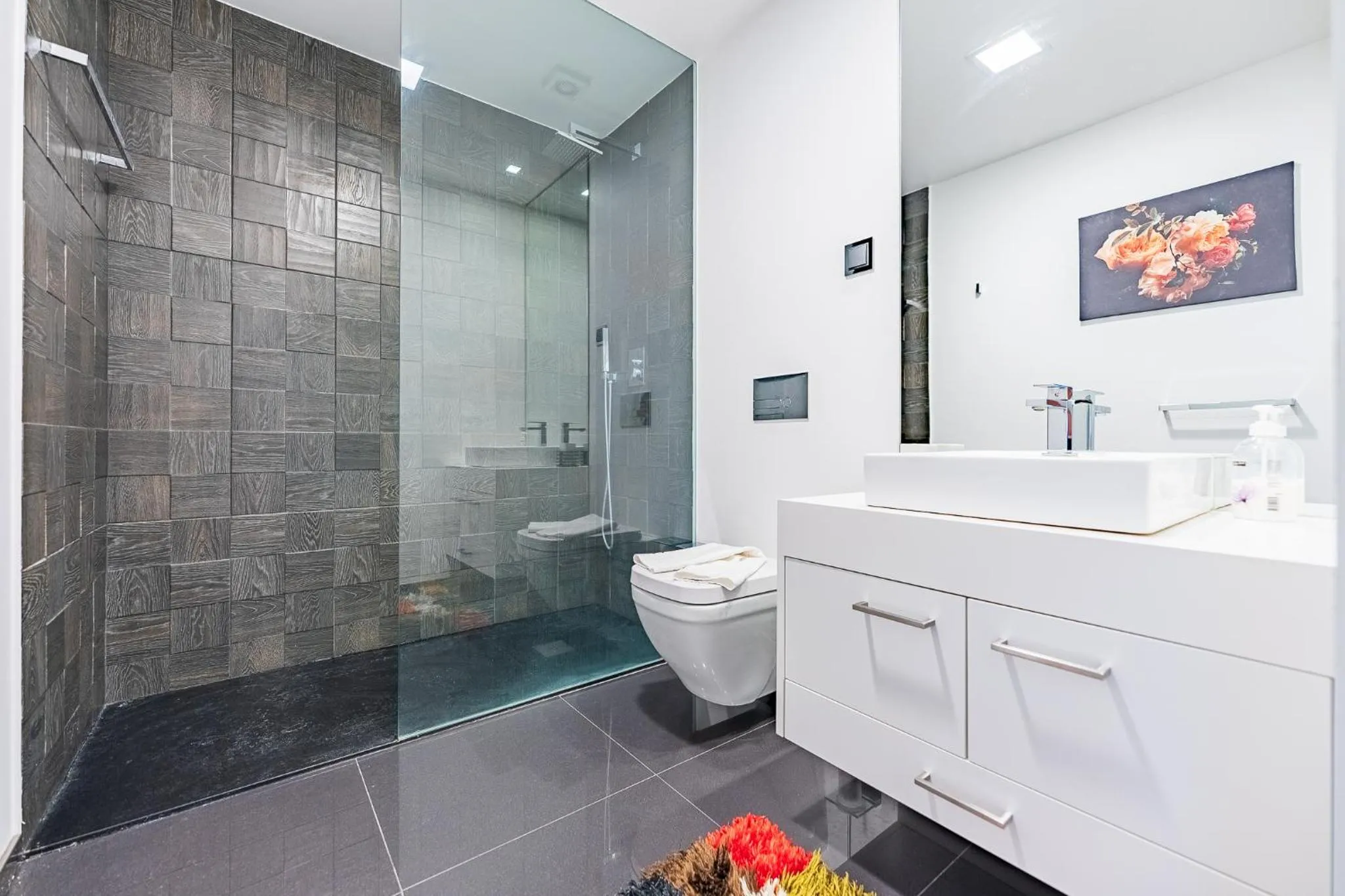Shower in Serenity by the Sea