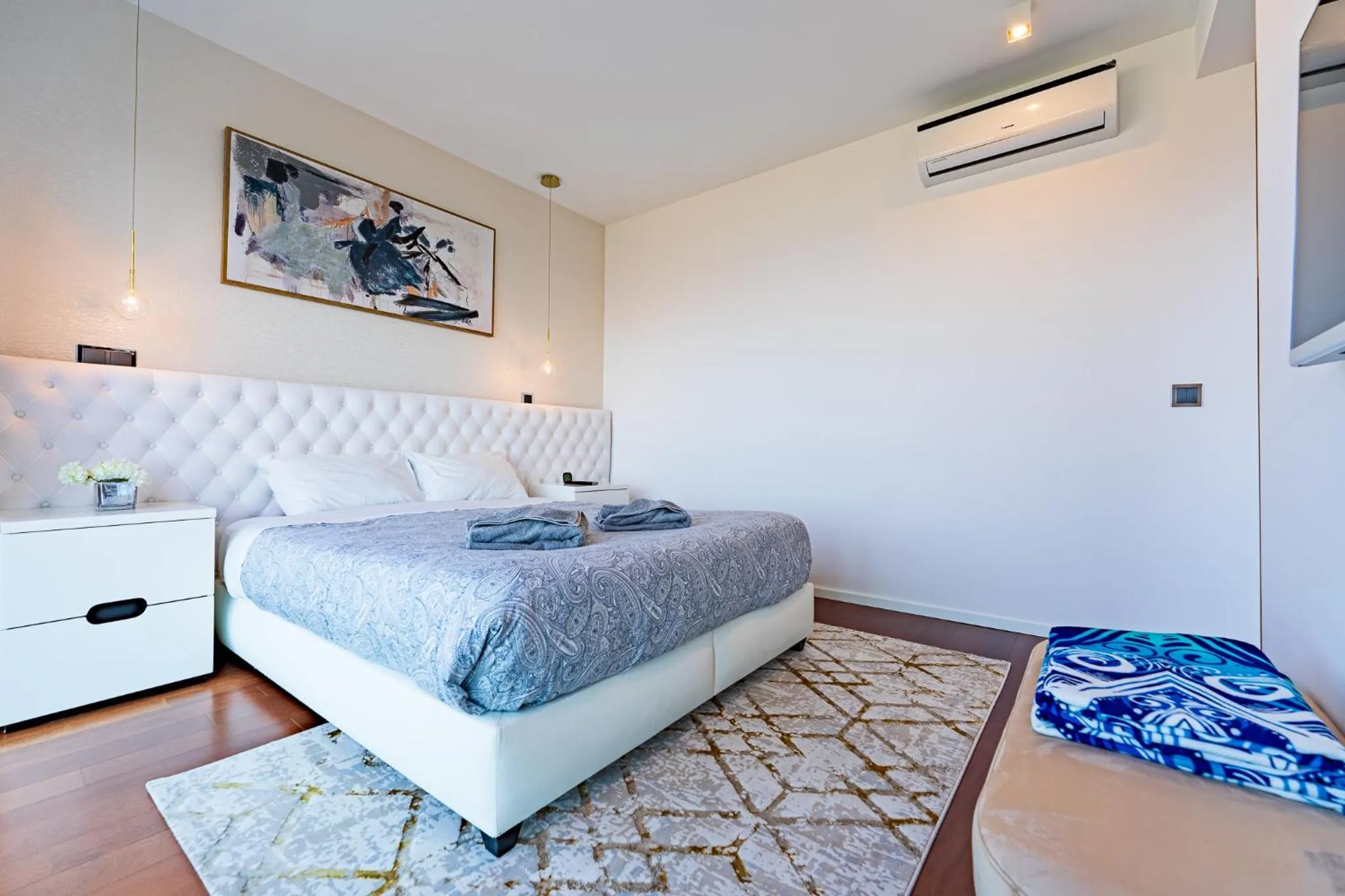 Bed in Serenity by the Sea