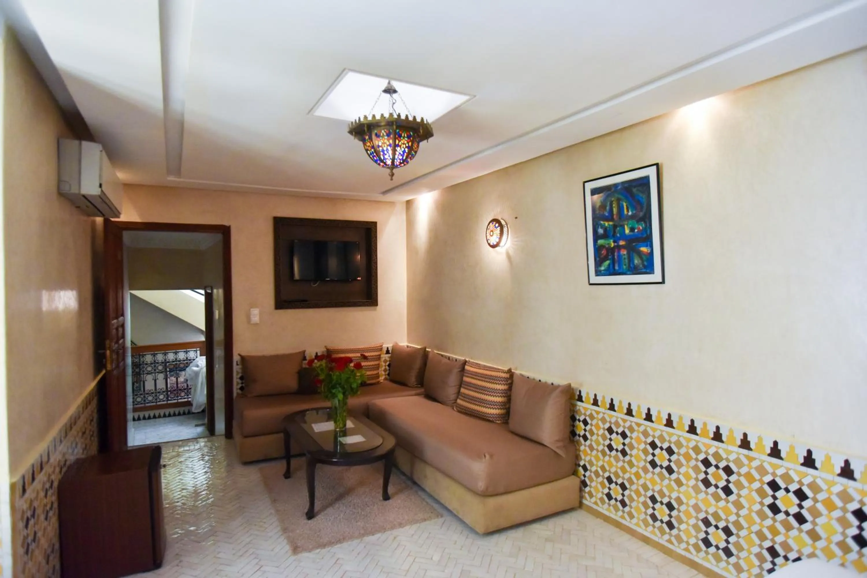 Living room in Riad Yacout