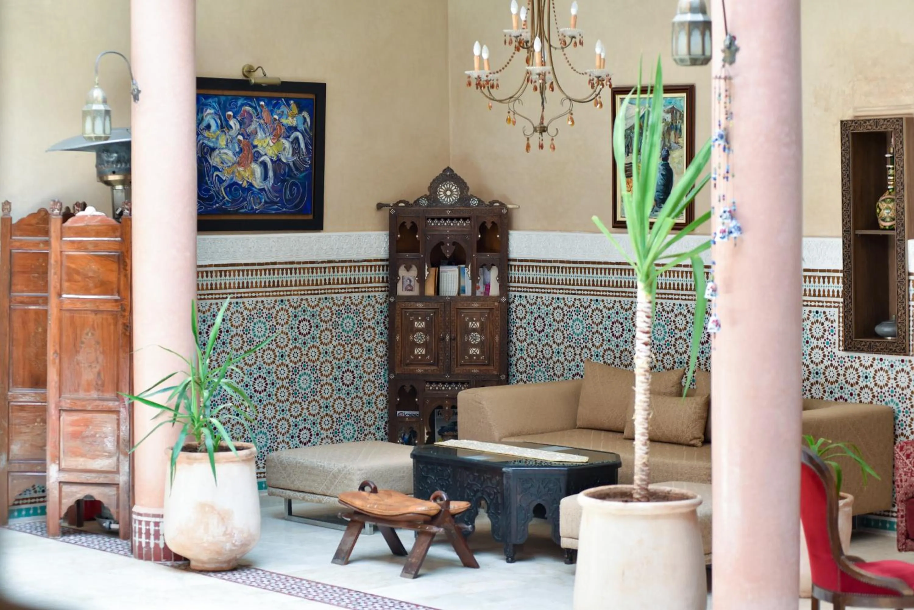 Patio in Riad Yacout